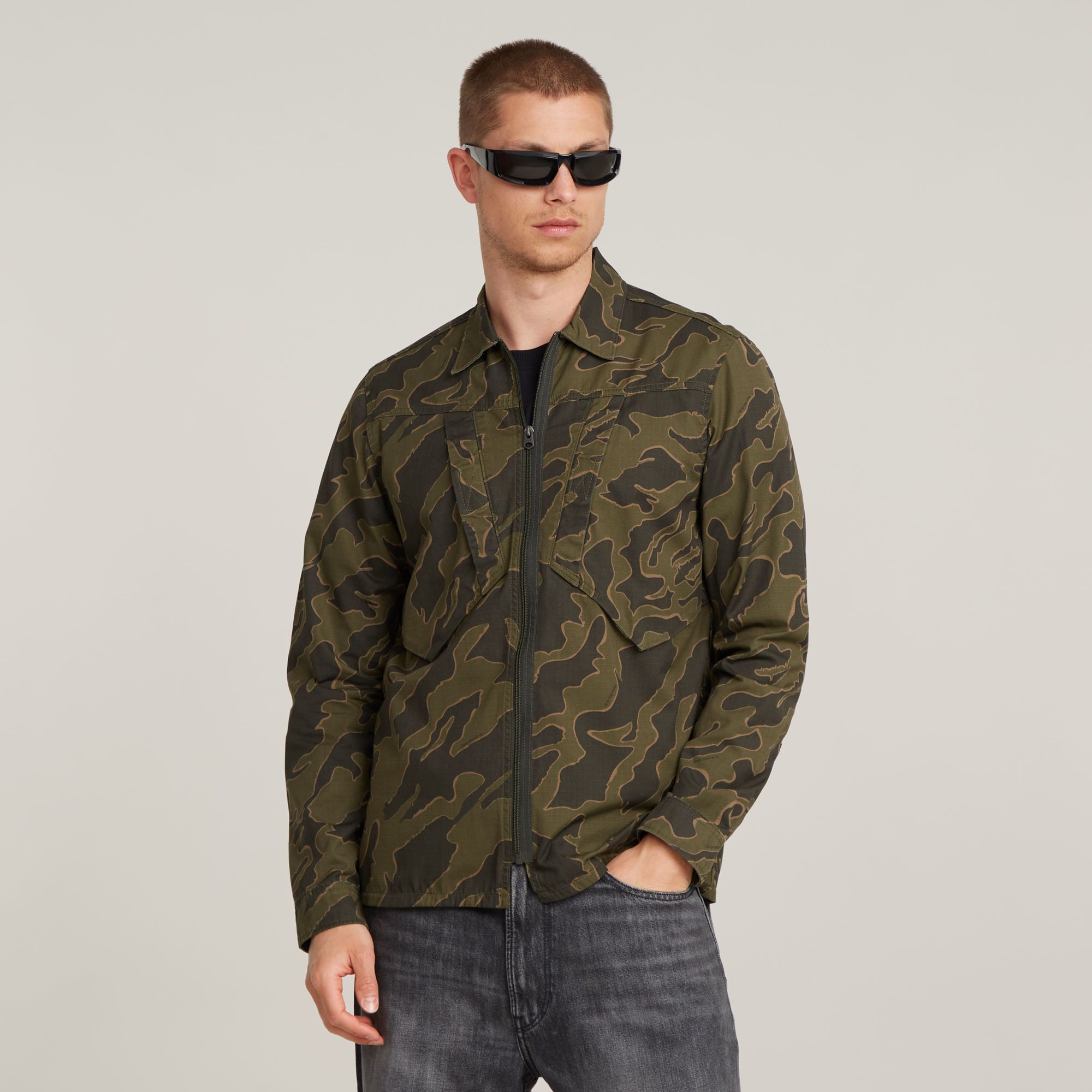 

Slant Pocket Regular Shirt - Meerkleurig - Heren