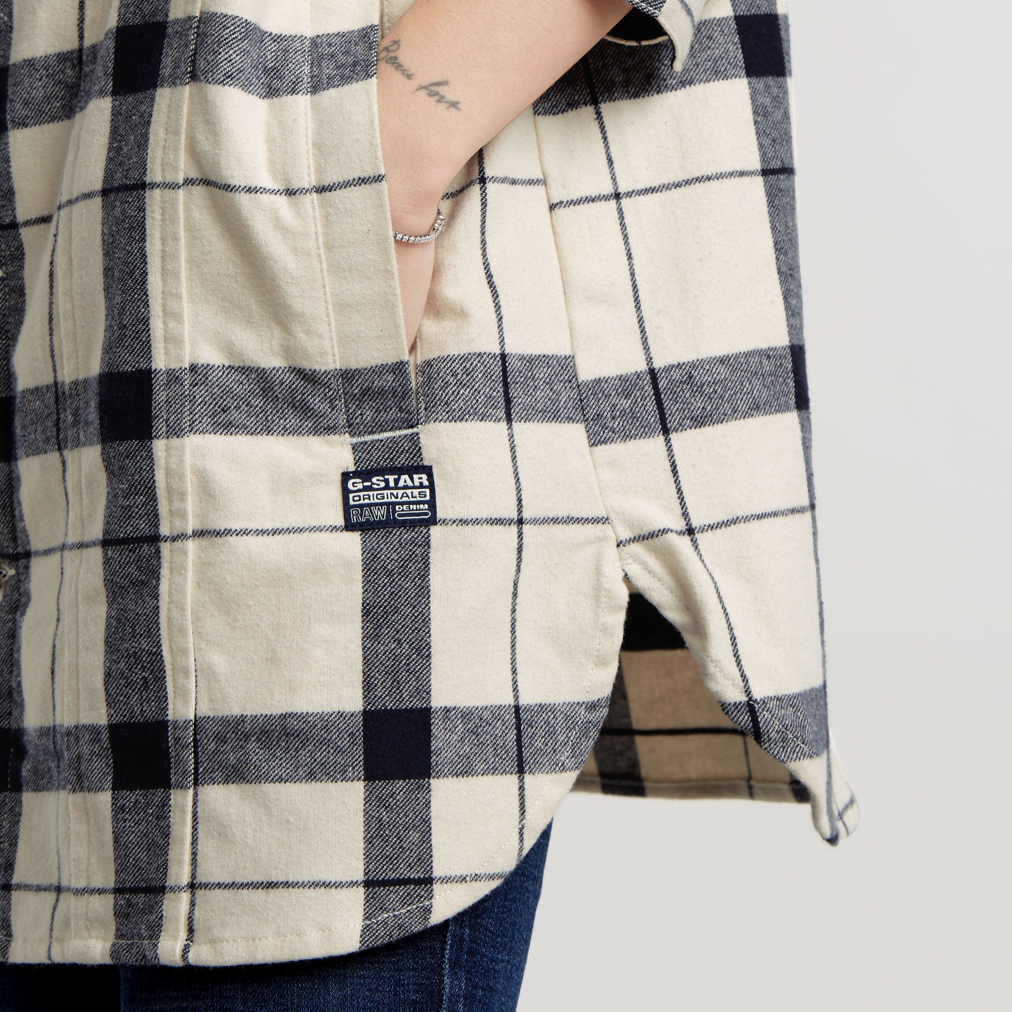 G-Star RAW Boyfriend Overshirt Meerkleurig Dames