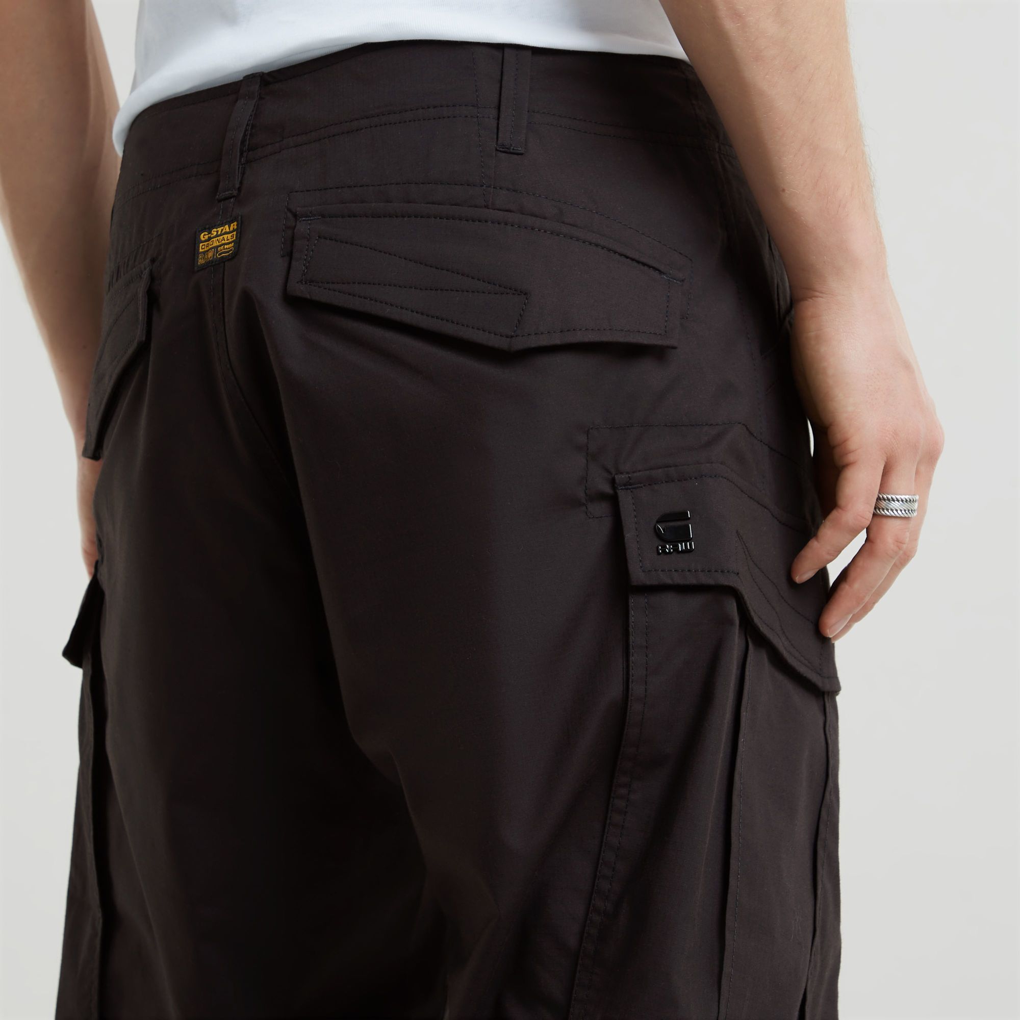 G-Star RAW Rovic Zip 3D Loose Broek Zwart Heren