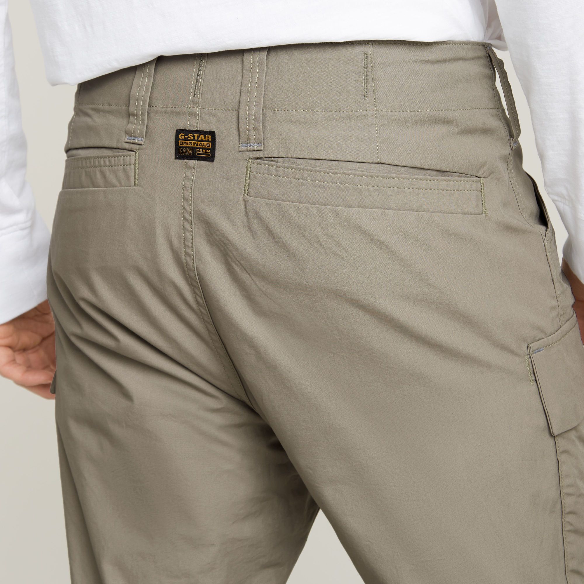 G-Star RAW 3D Regular Tapered Cargo Broek 3.0 Beige Heren