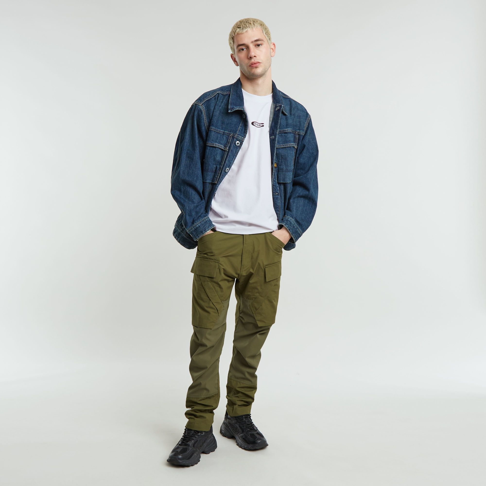 G-Star RAW 3D Regular Tapered Cargo Broek 3.0 Groen Heren