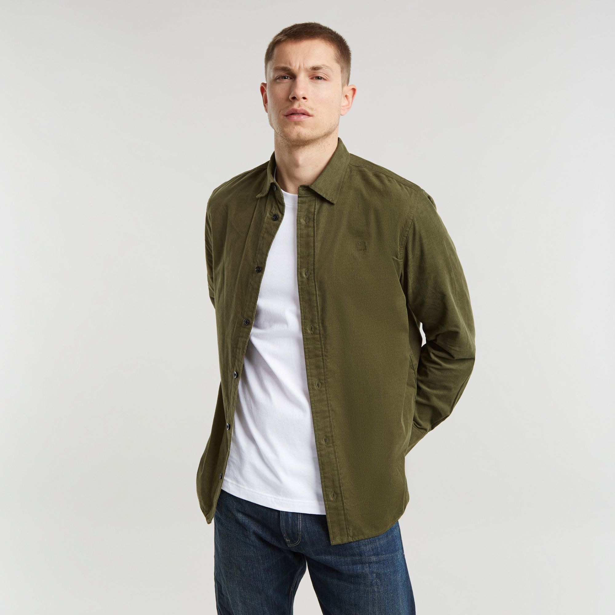 

Clean Regular Shirt - Groen - Heren