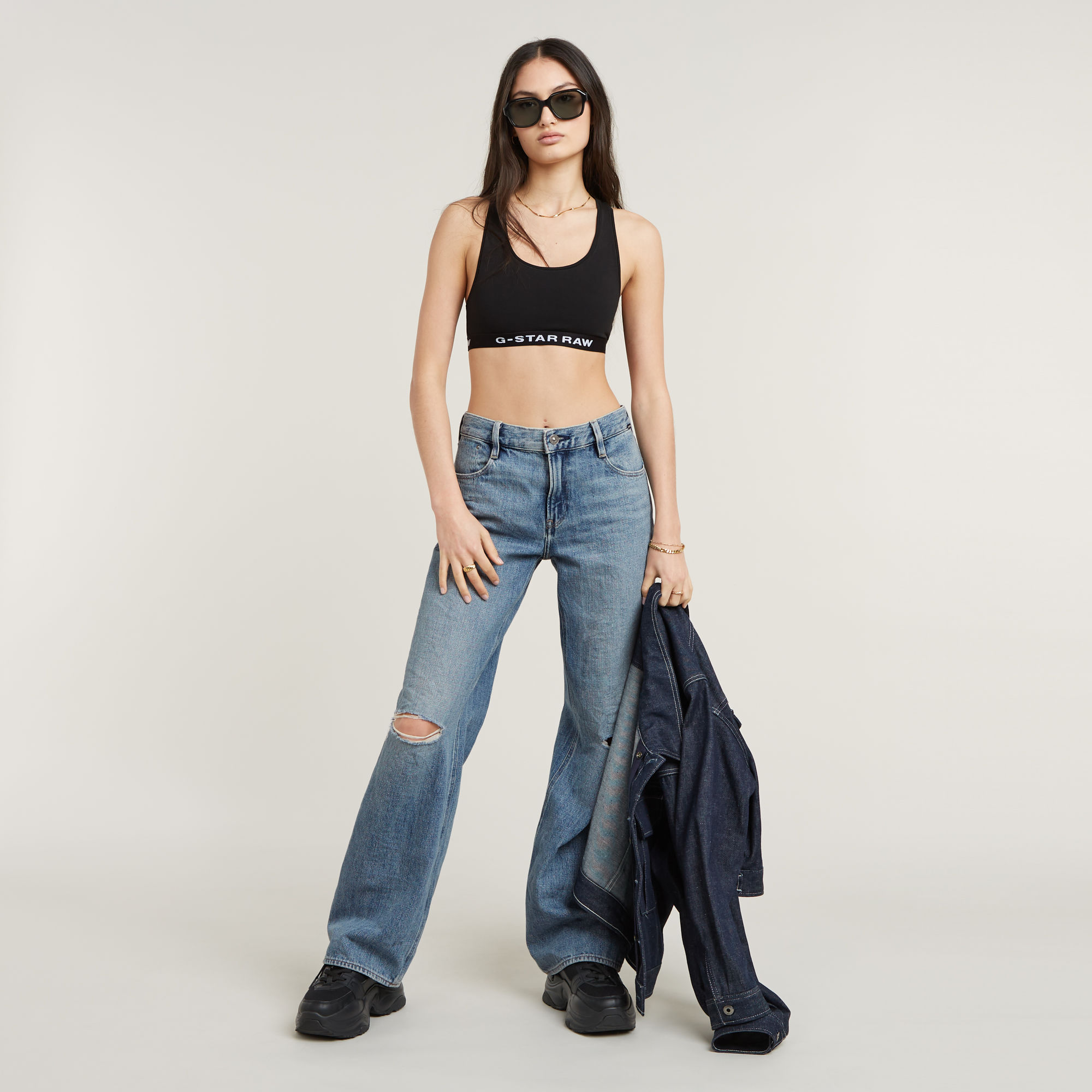 G-Star RAW Bralette Zwart Dames