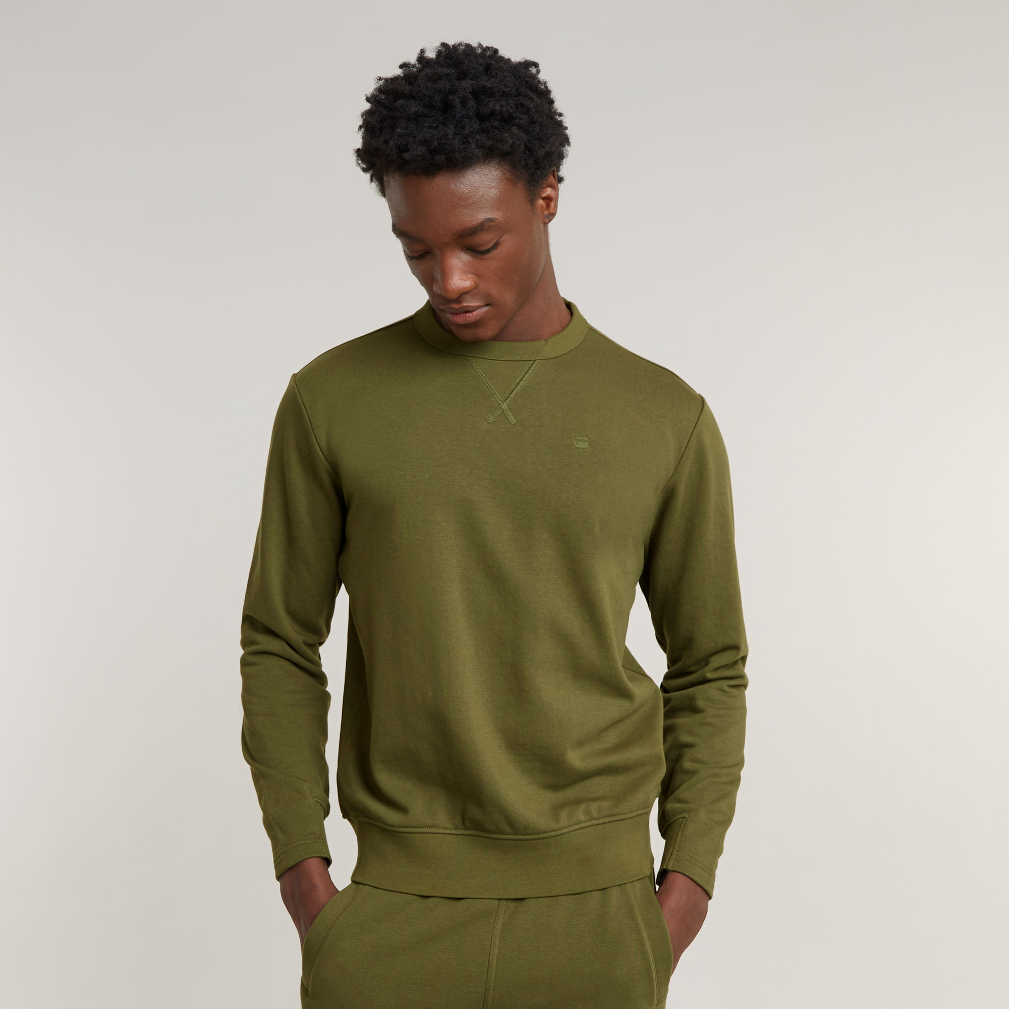 G-Star RAW Nifous Sweater Groen Heren