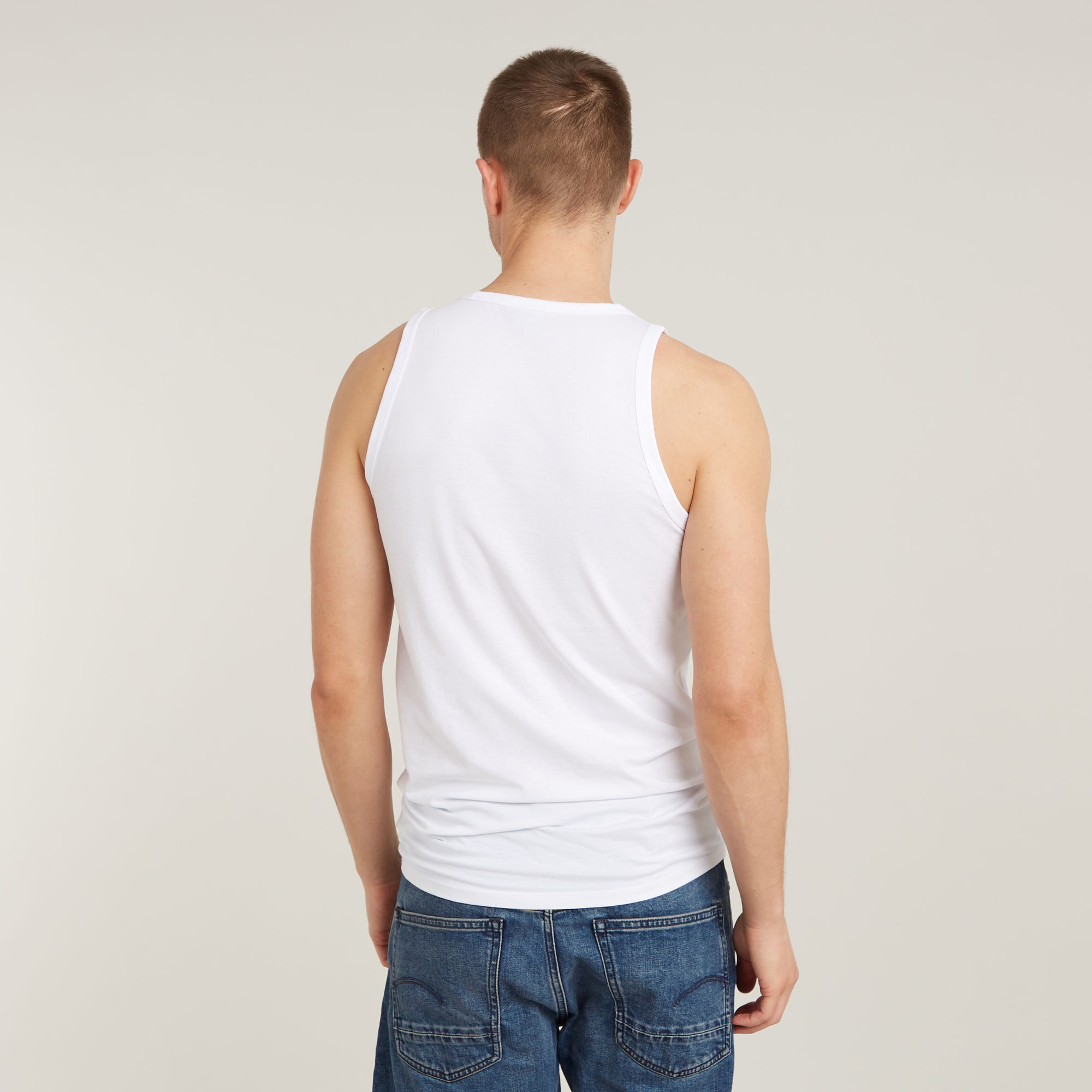 G-Star RAW Base Tanktop Set Van 2 Wit Heren