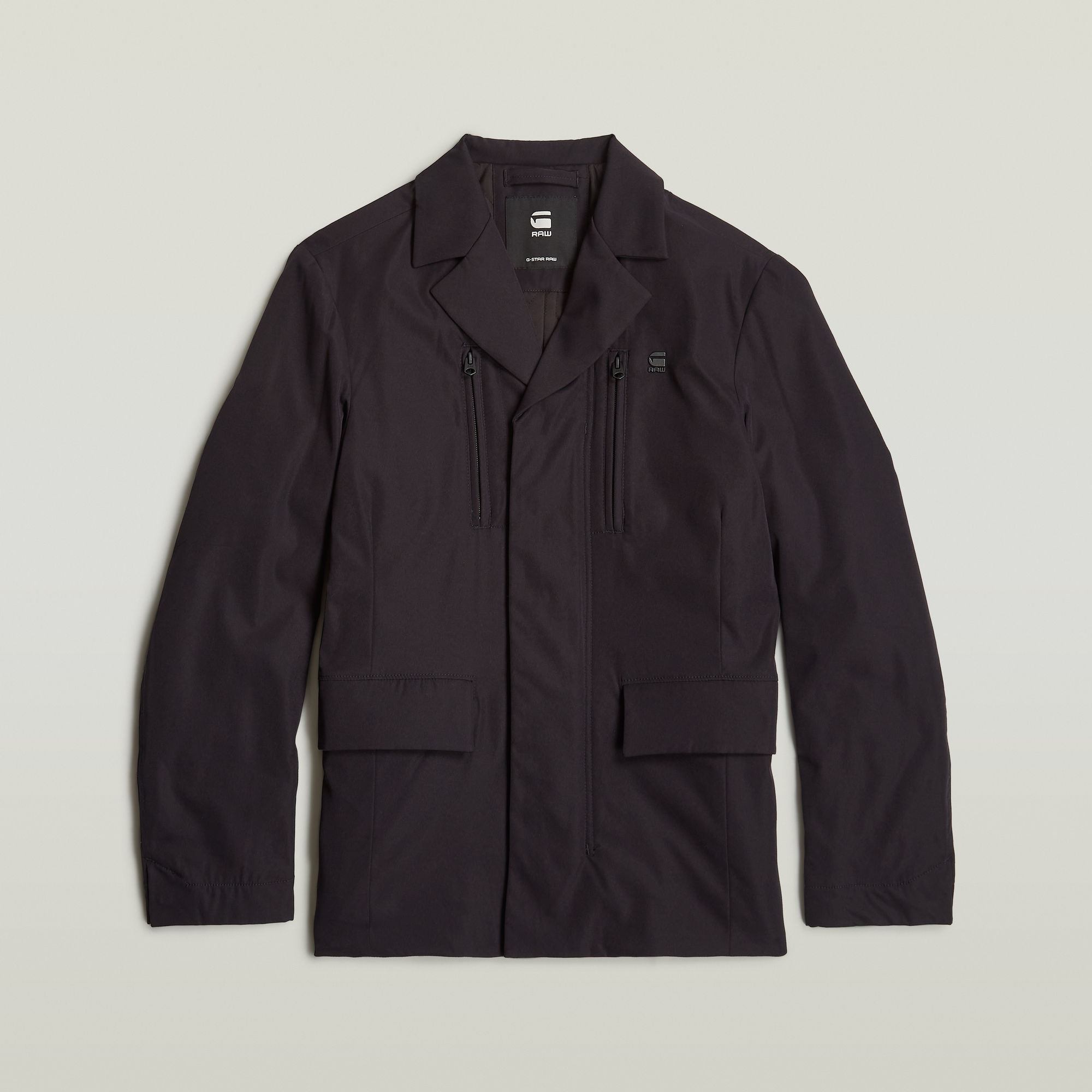 G-Star RAW Cargo Zip Tech Blazer Zwart Heren