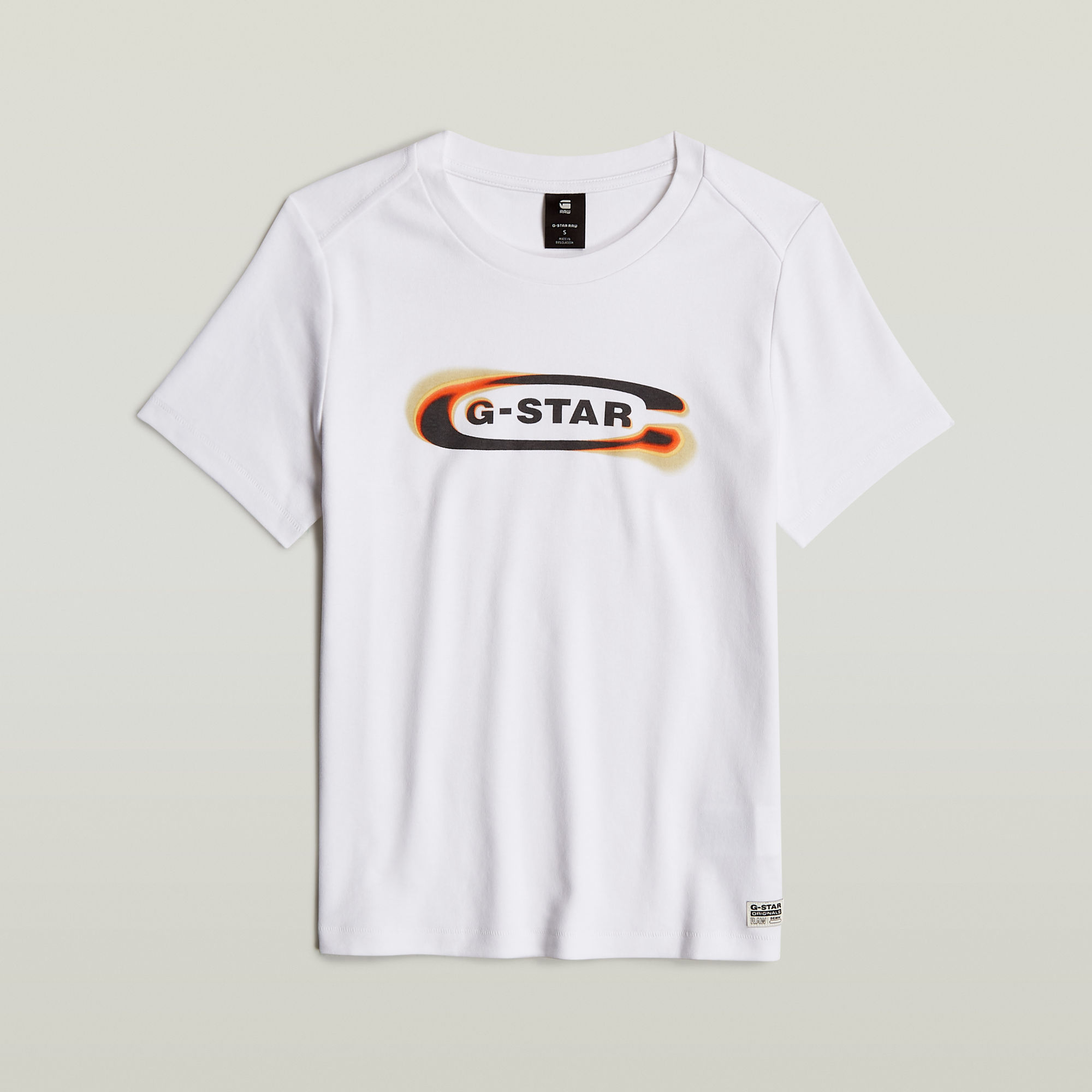 G-Star RAW Old Skool Logo Top Wit Dames