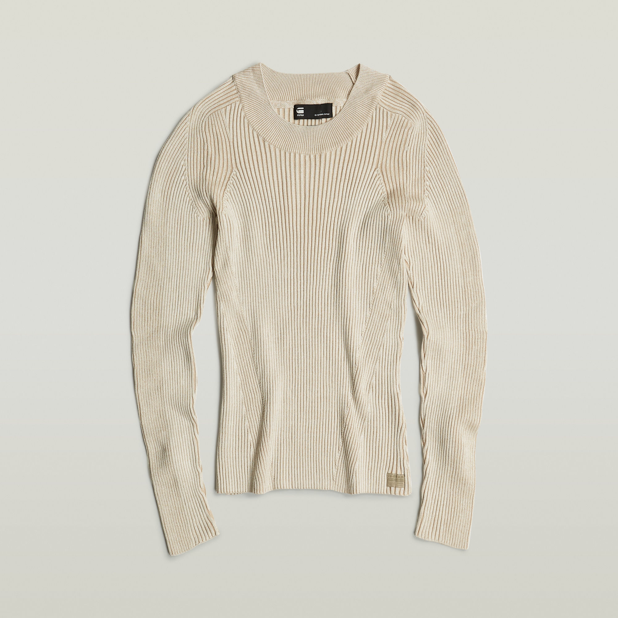 G-Star RAW Gebreide Trui Plated Slim Meerkleurig Dames
