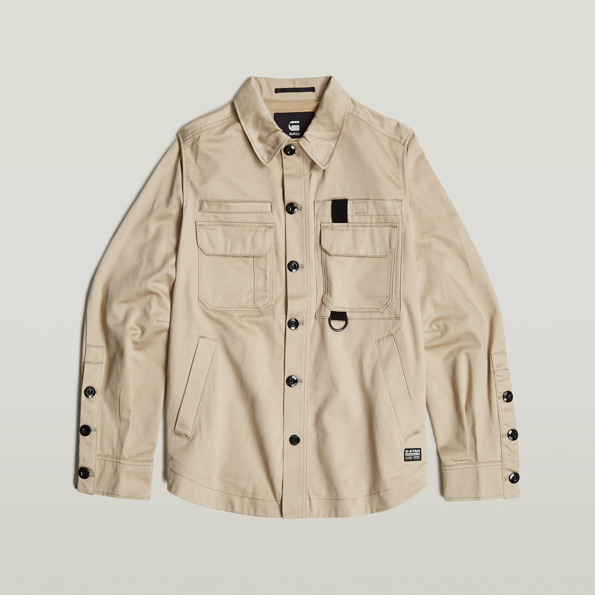 G-Star RAW Tape Overshirt Beige Dames