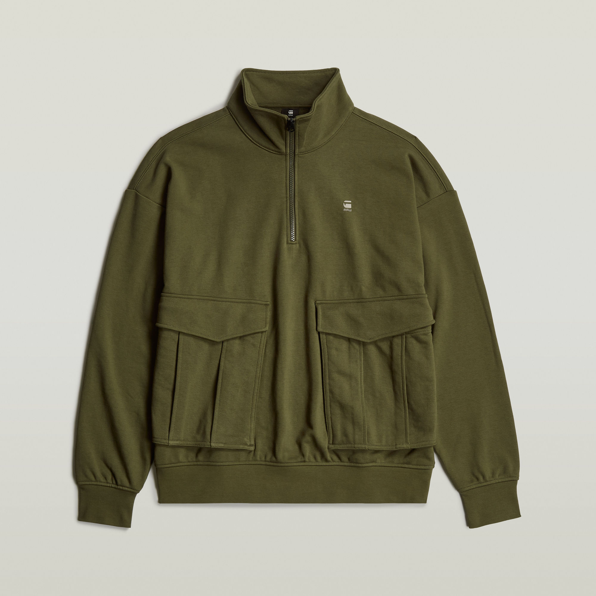 G-Star RAW Rovic Skipper Loose Sweater Groen Heren