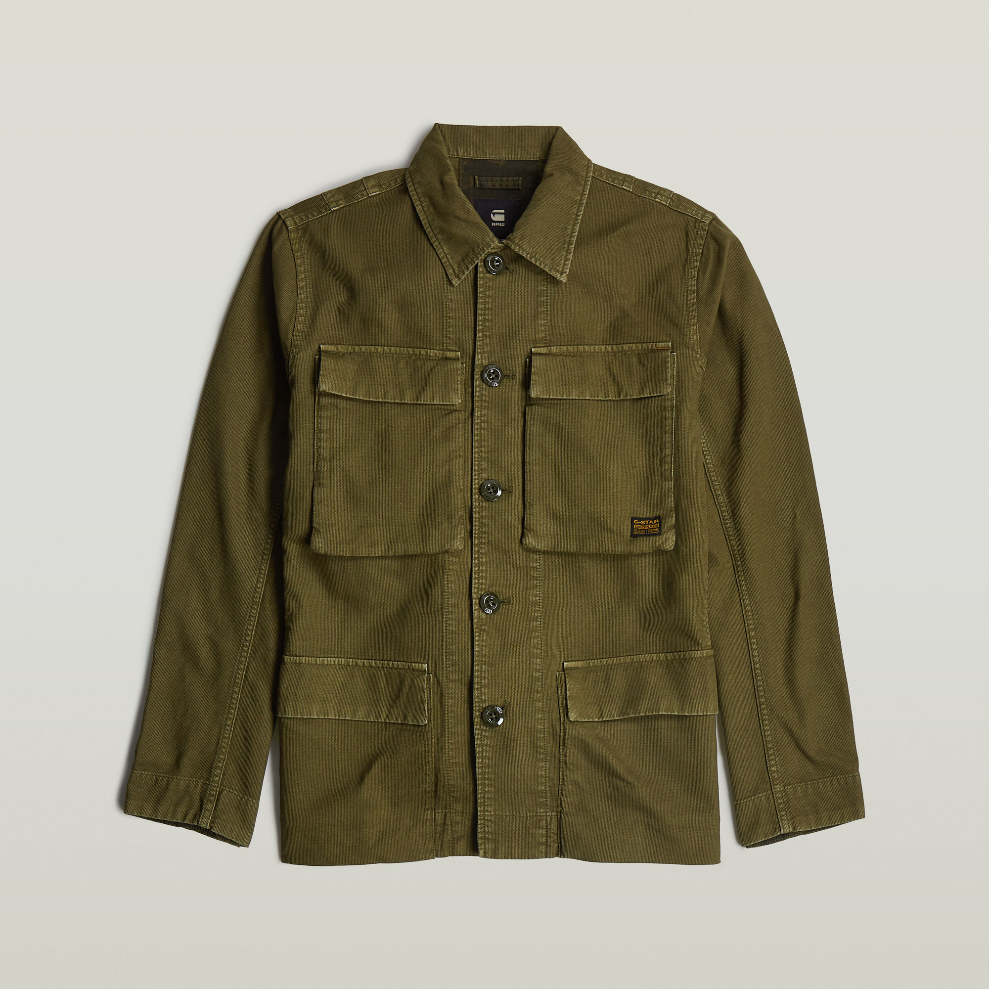 G-Star RAW 4 Pocket Overshirt Groen Heren