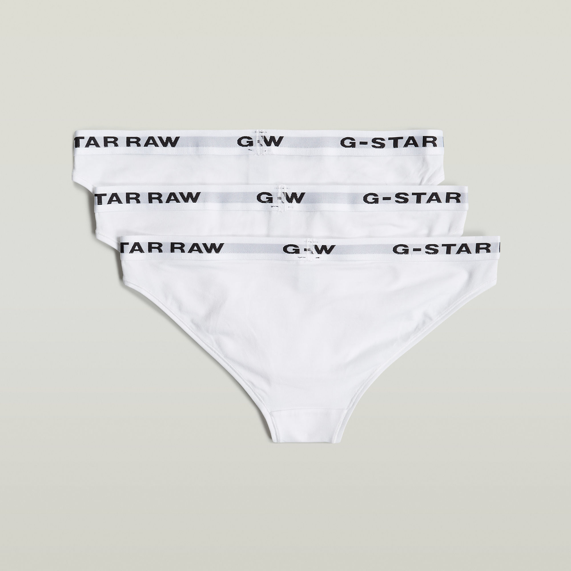 G-Star RAW Bikini Slip Set Van 3 Wit Dames