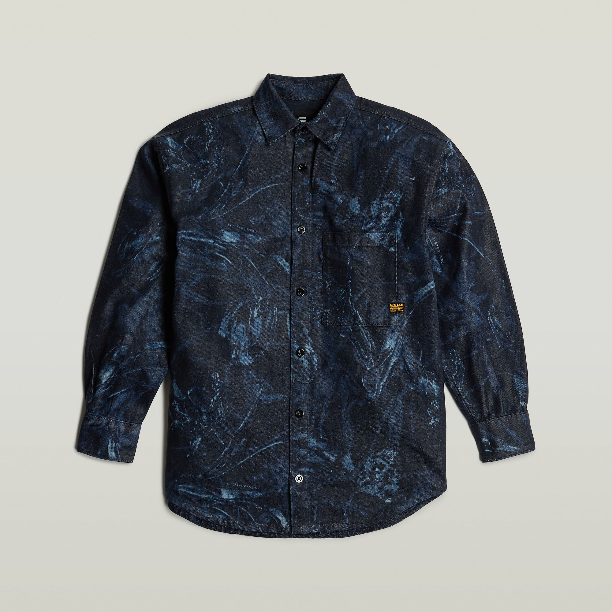 G-Star RAW Relaxed Overshirt Midden blauw Dames