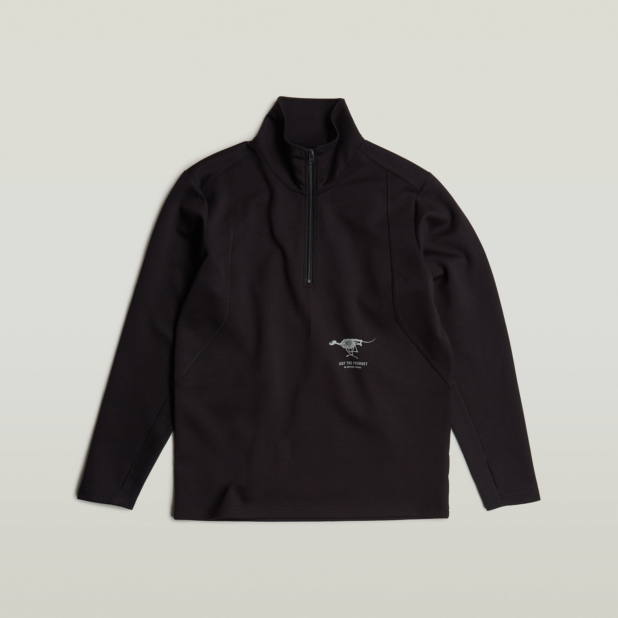 G-Star RAW Motion Half Zip Tweeter Zwart Heren