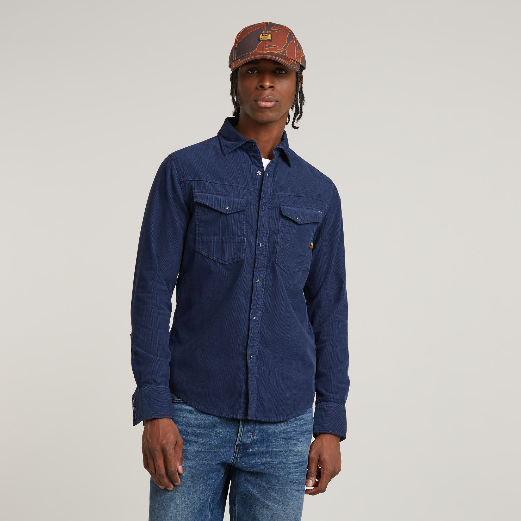 

Dakota Slim Shirt - Medium blue - Men