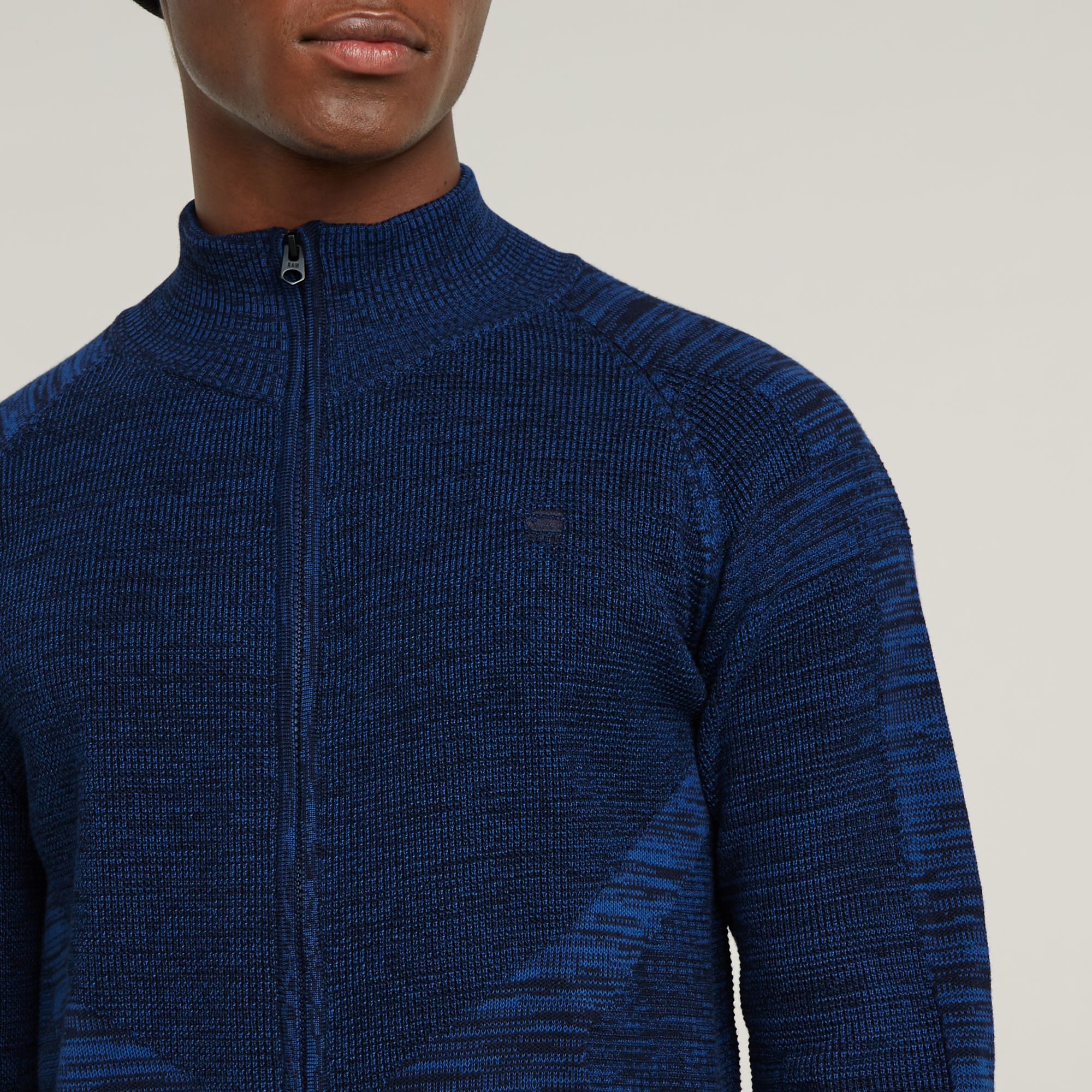 G-Star RAW 3D Gebreide Biker Trui Met Rits Meerkleurig Heren