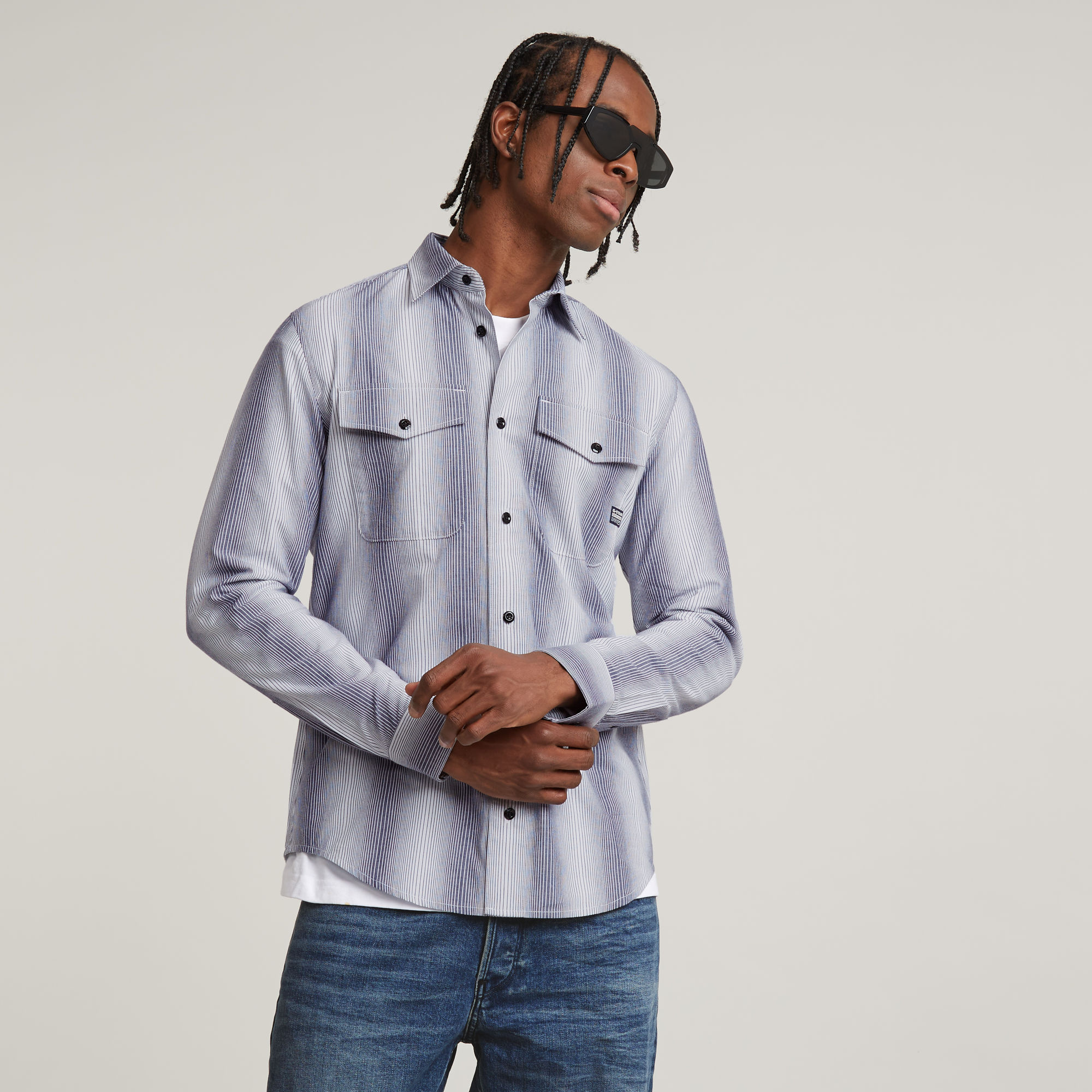 

Marine Slim Shirt - Multi color - Men