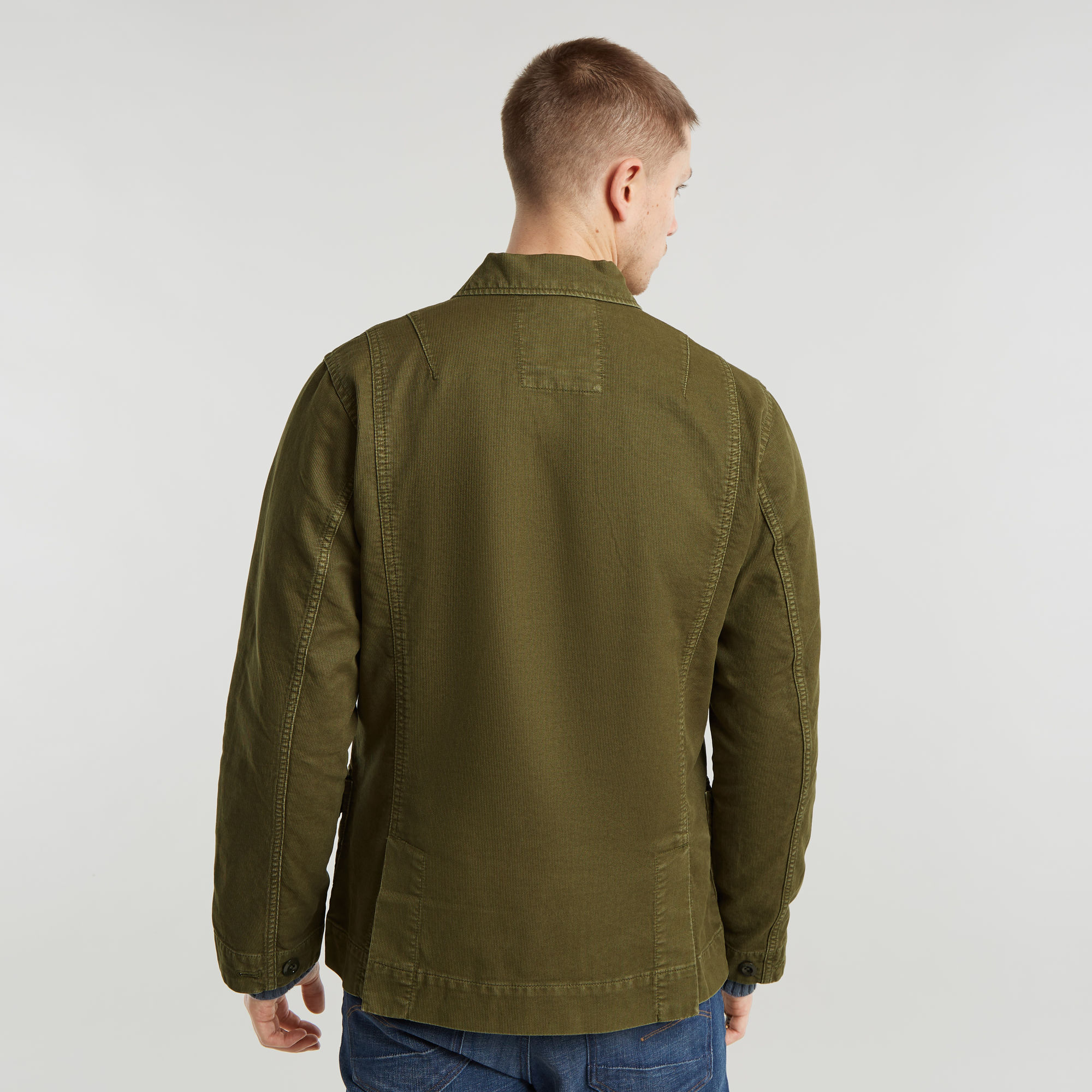 G-Star RAW 4 Pocket Overshirt Groen Heren