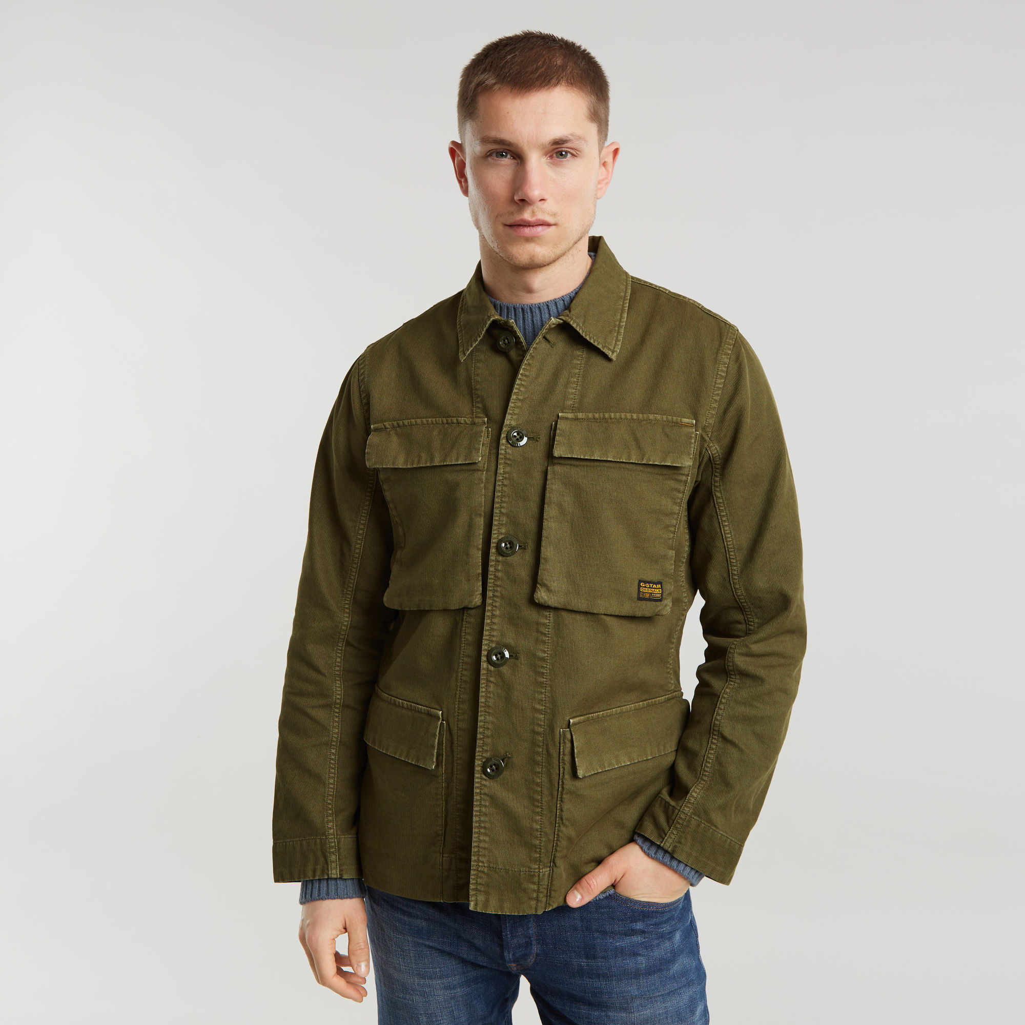 

4 Pocket Overshirt - Groen - Heren