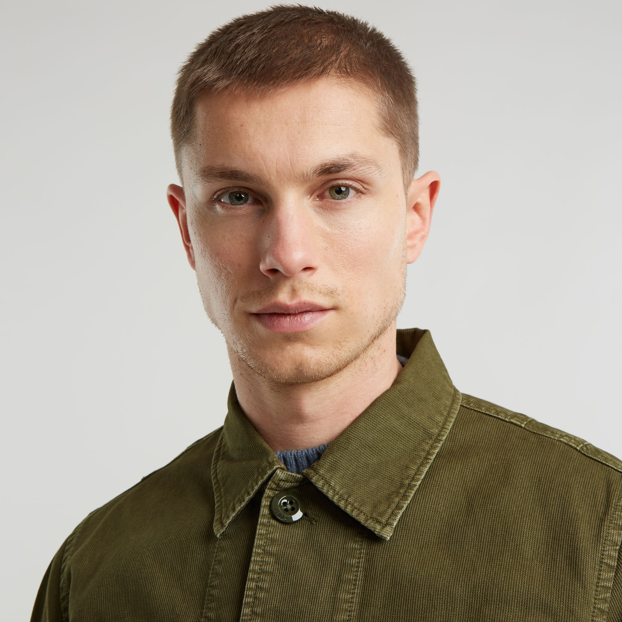 G-Star RAW 4 Pocket Overshirt Groen Heren