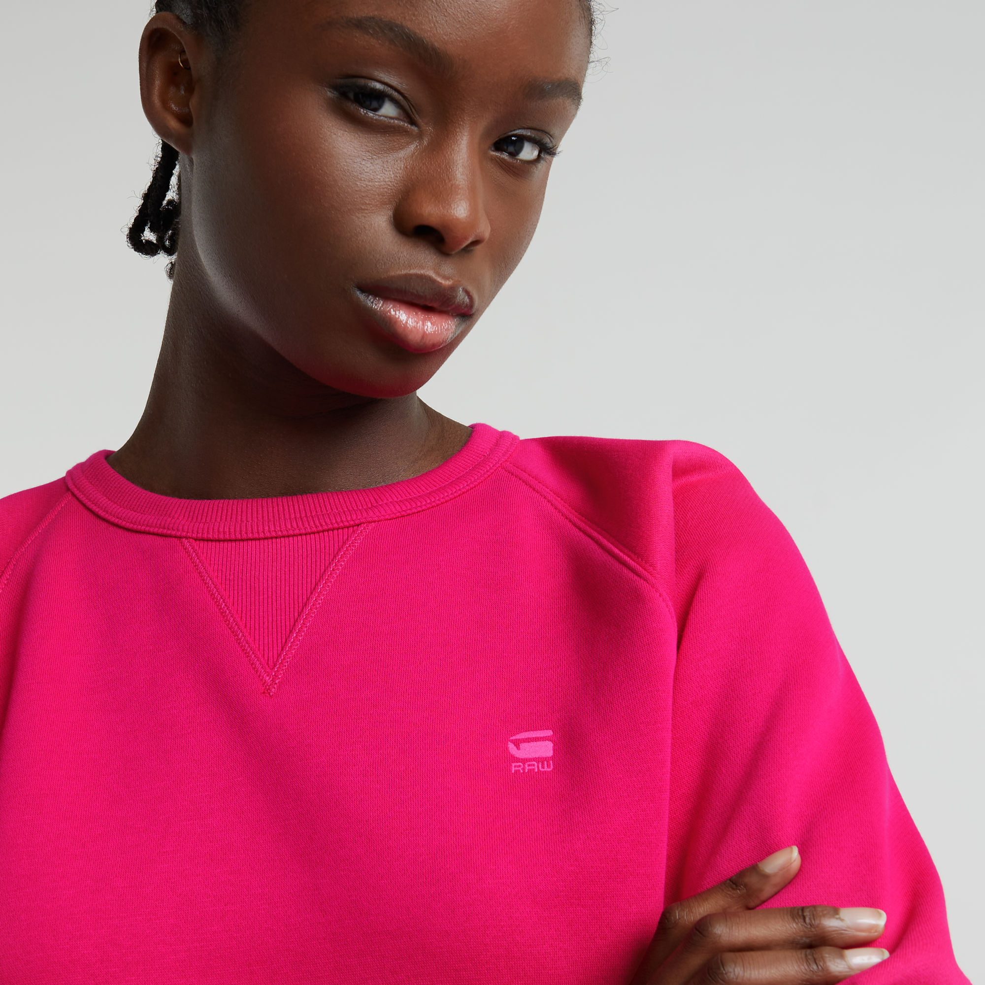 G-Star RAW Premium Core 2.0 Sweater Roze Dames