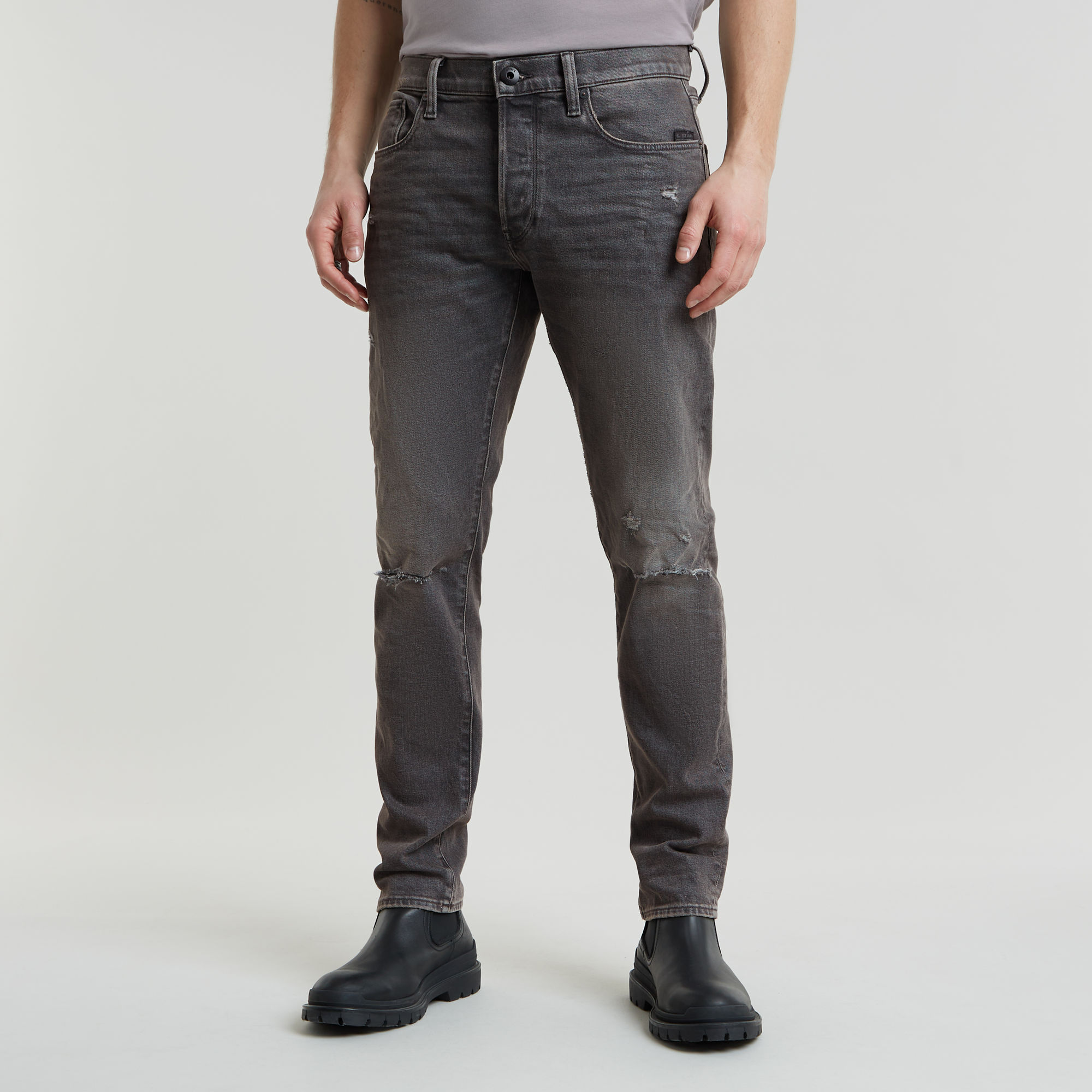 3301 Slim Jeans - Grau - Herren