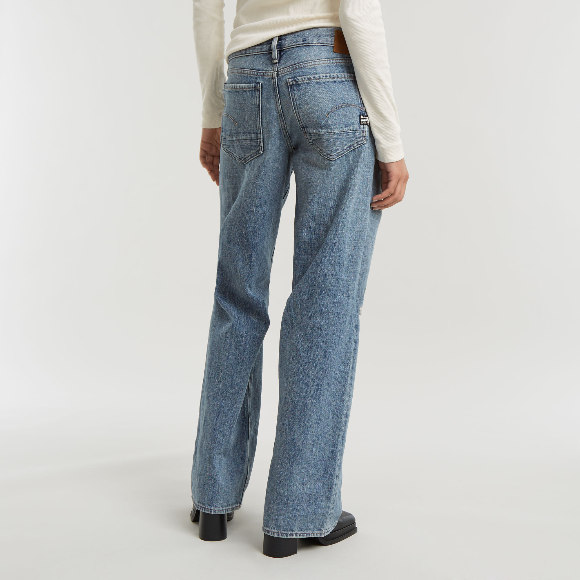 G-Star RAW Judee Low Waist Loose Jeans Lichtblauw Dames
