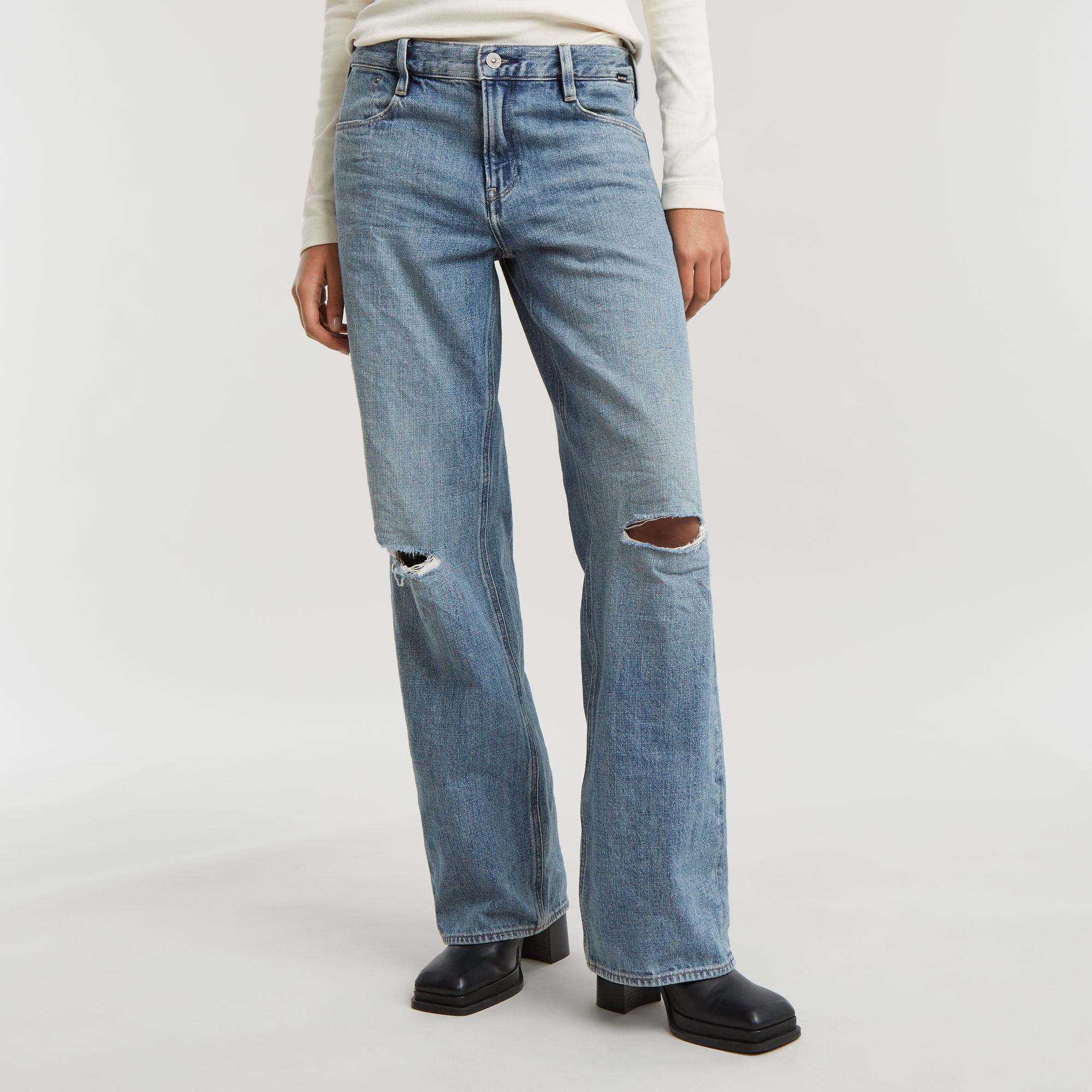 

Judee Low Waist Loose Jeans - Light blue - Women