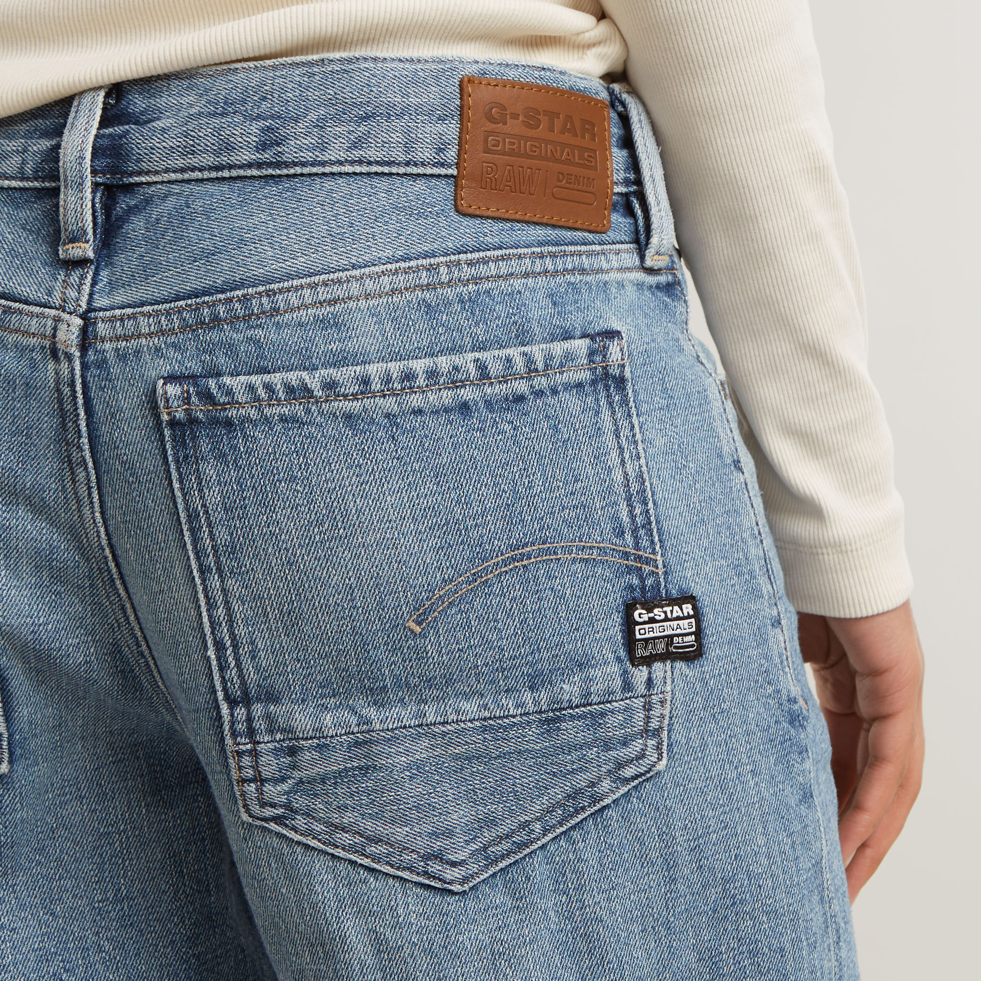 G-Star RAW Judee Low Waist Loose Jeans Lichtblauw Dames