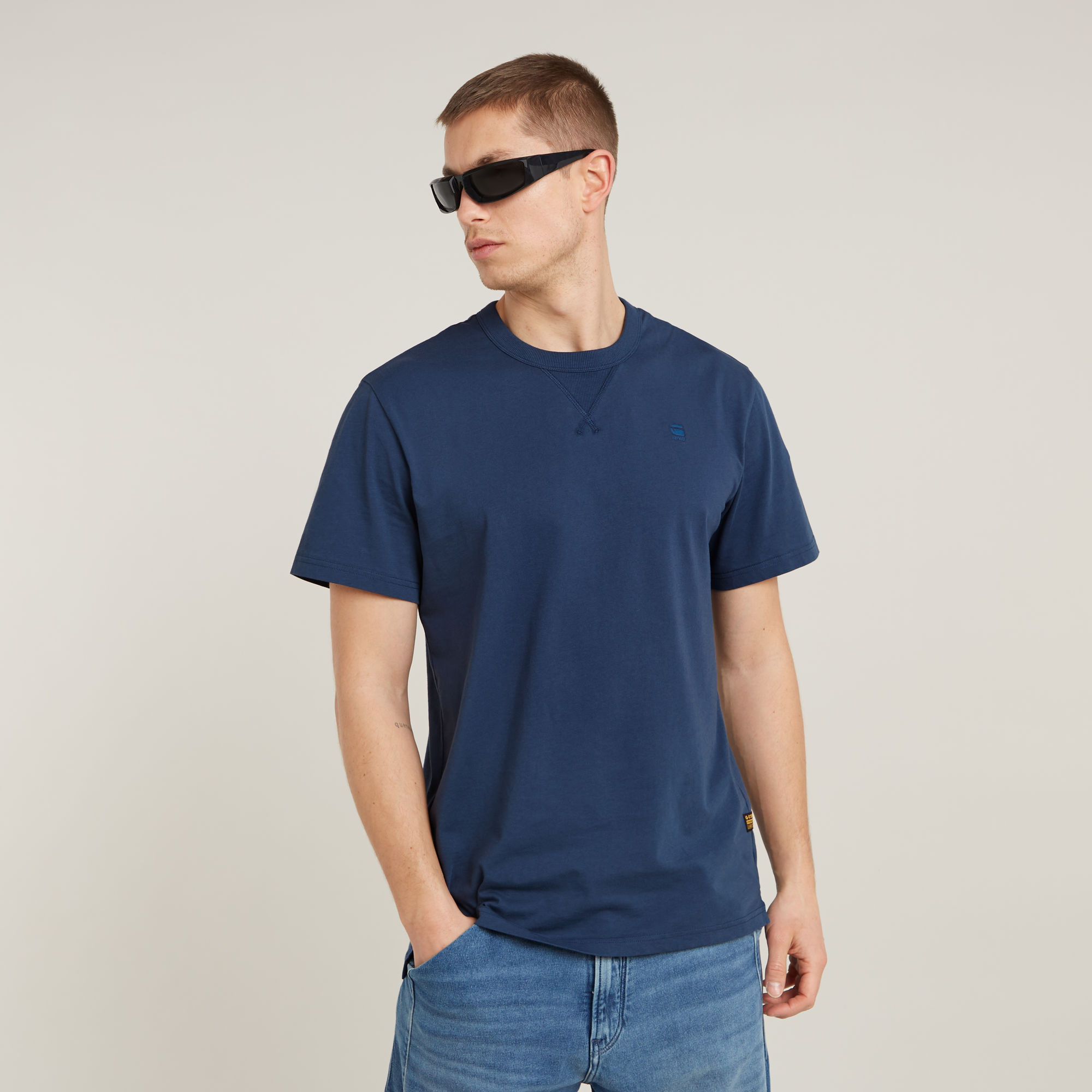 G-Star Raw T-shirt D24449-336 NIFOUS-1023 SEA BLUE