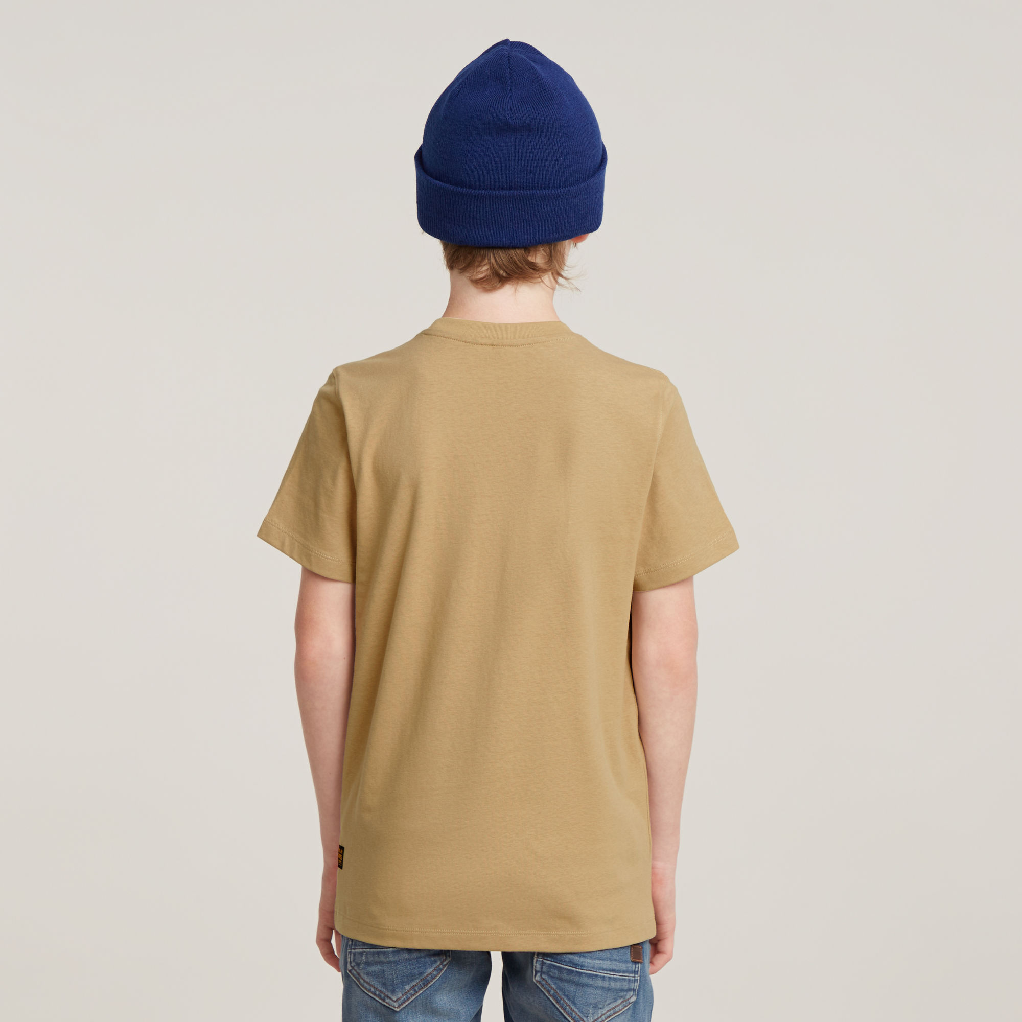 G-Star RAW Jongens T-Shirt Regular Beige jongens