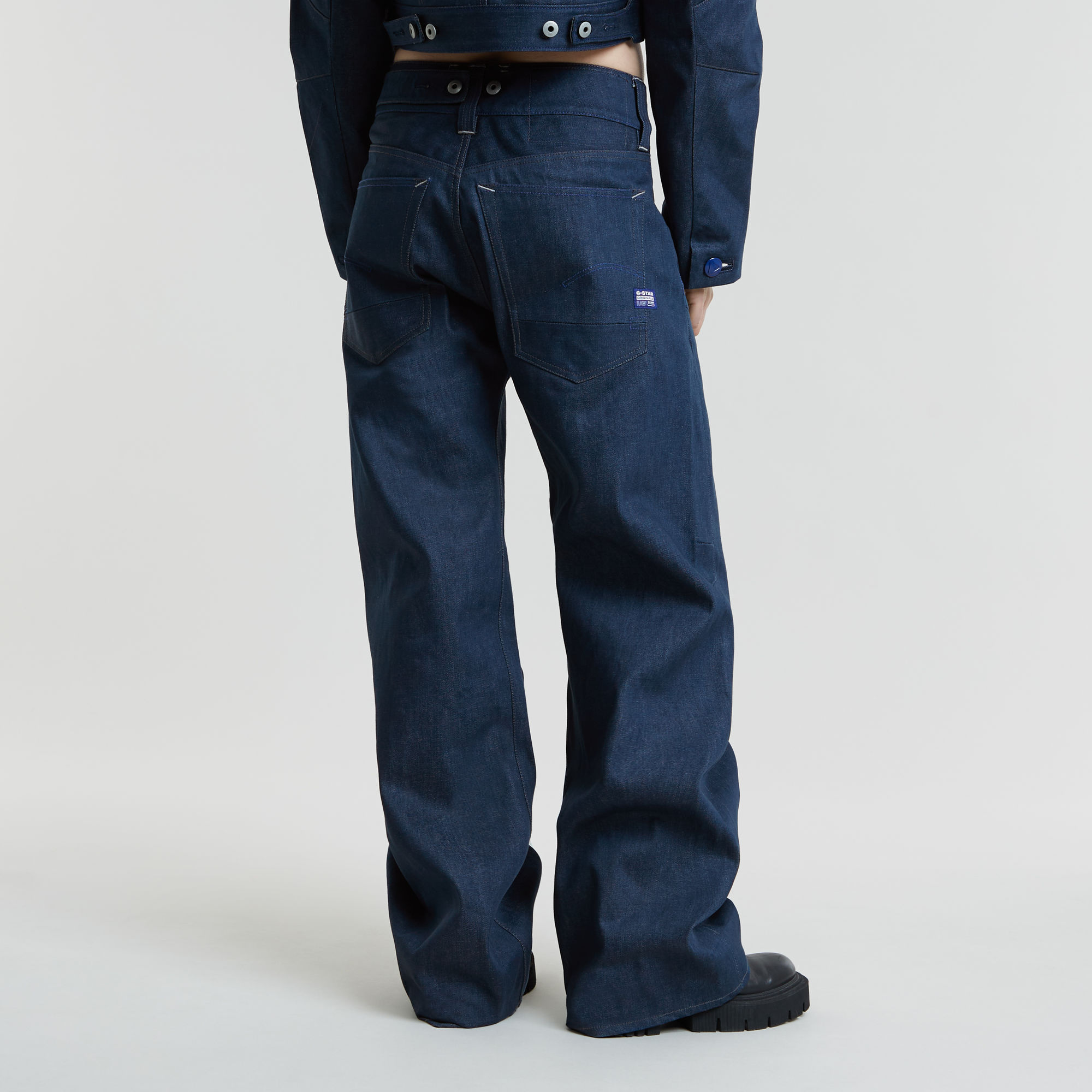 G-Star RAW G-Star Origins Bowey 3D Selvedge Jeans Donkerblauw Dames