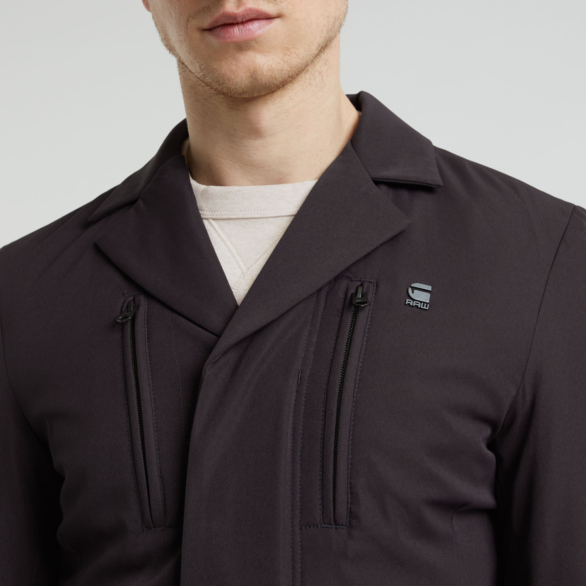 G-Star RAW Cargo Zip Tech Blazer Zwart Heren