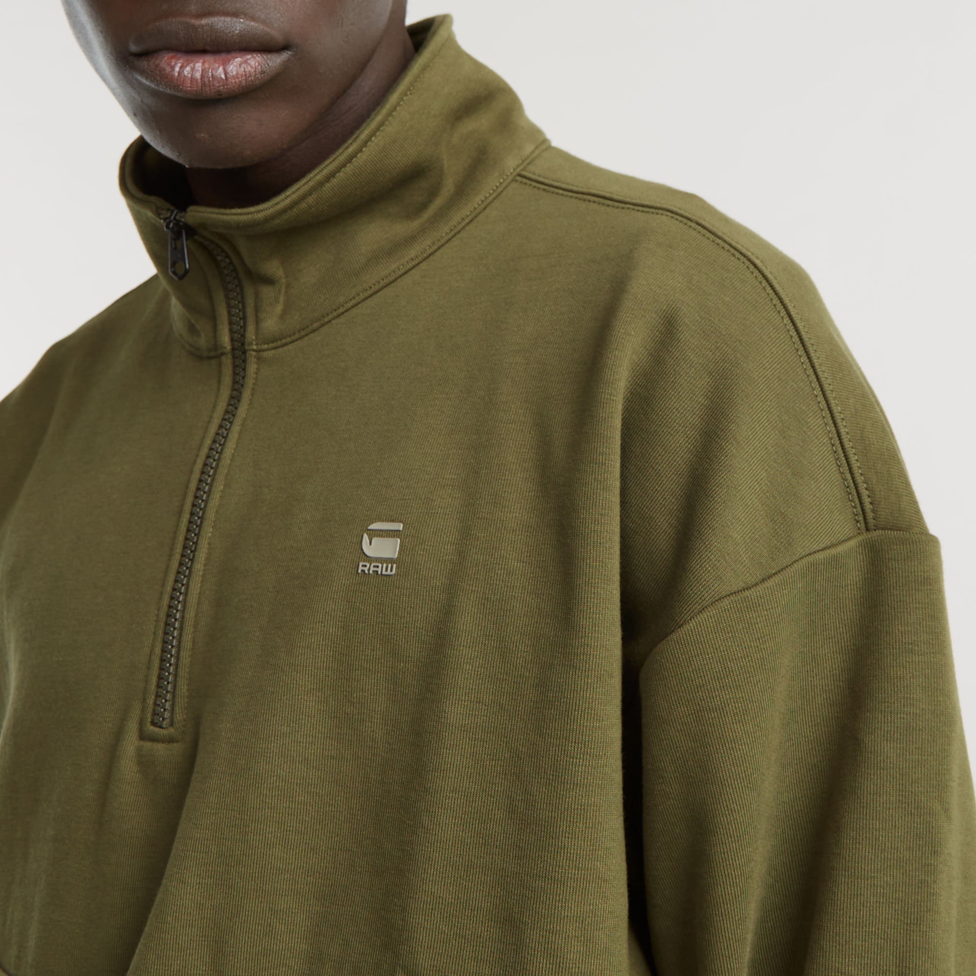 G-Star RAW Rovic Skipper Loose Sweater Groen Heren