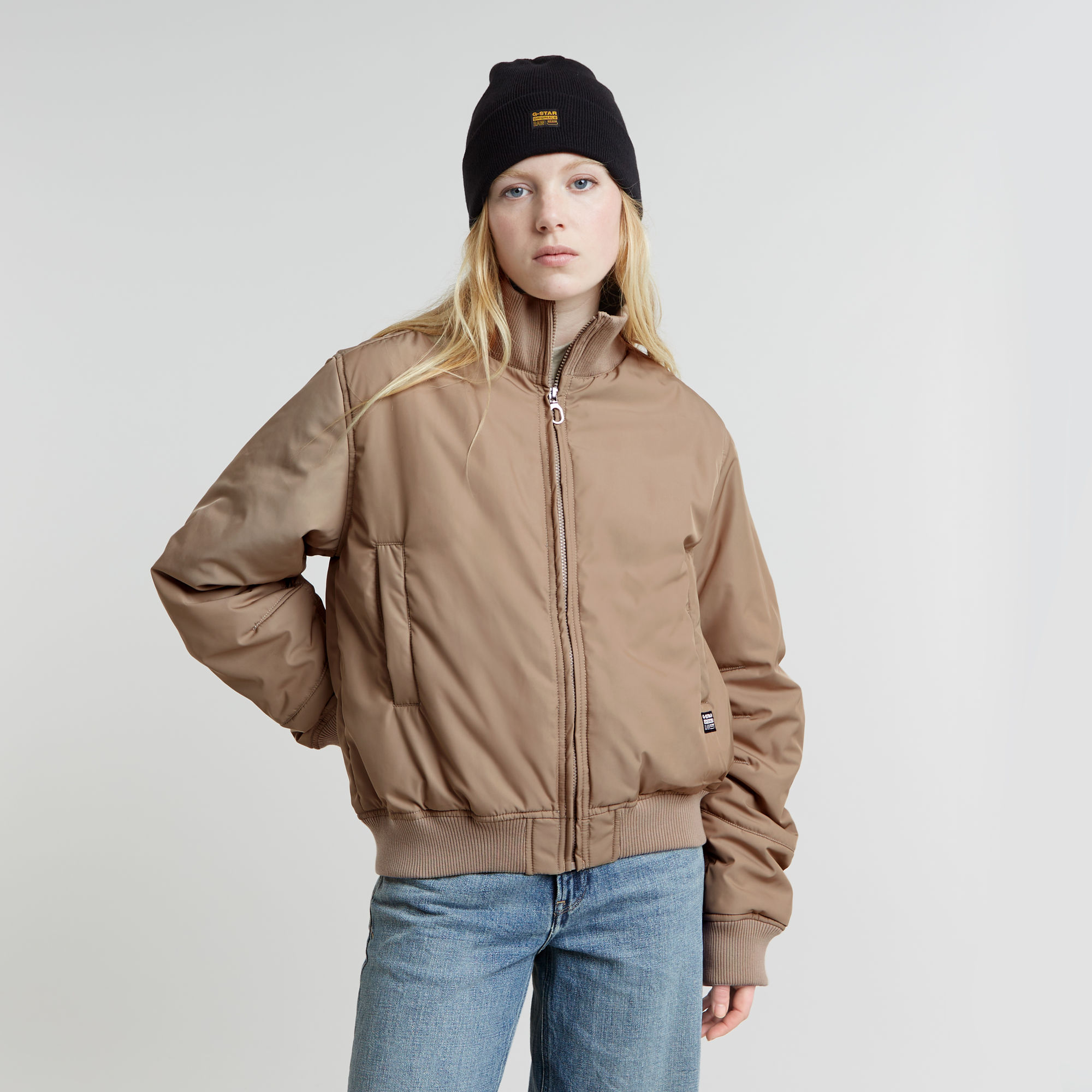 Bomber Transitional - Beige - Damen