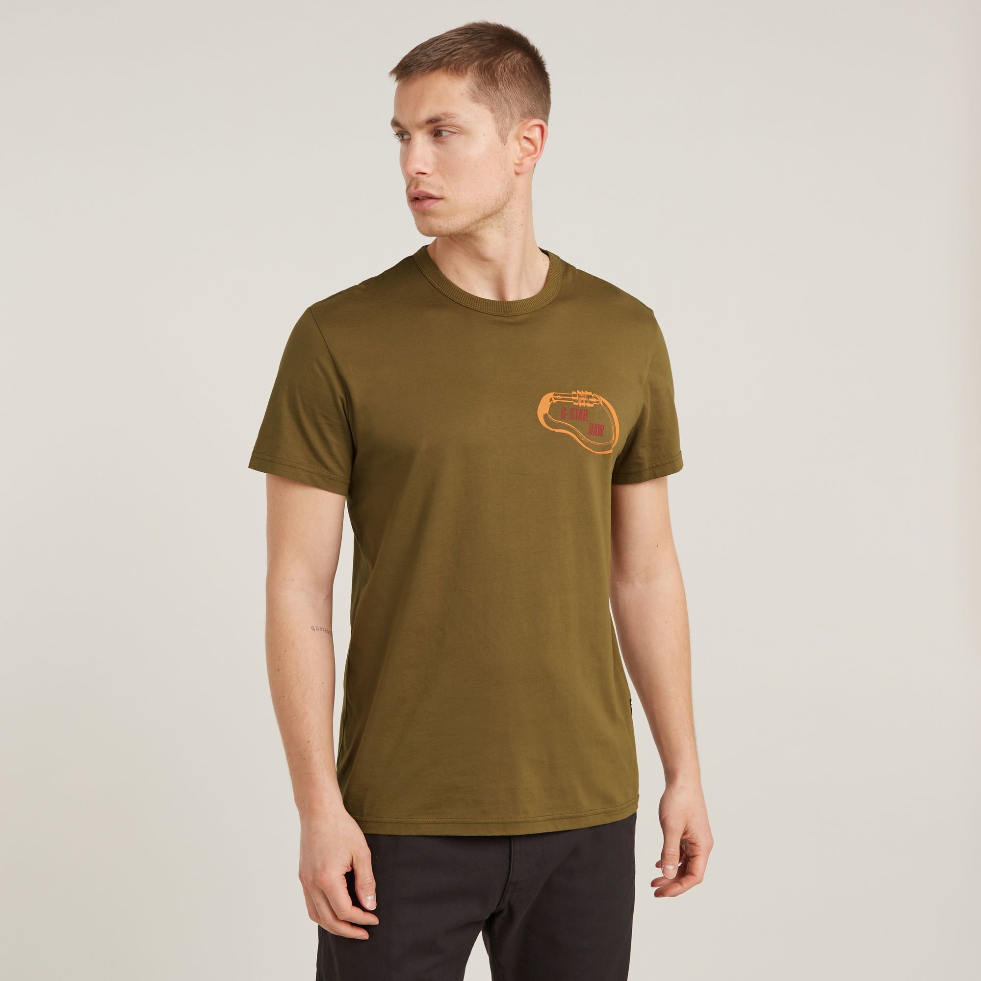 

Carabiner Logo T-Shirt - Brown - Men