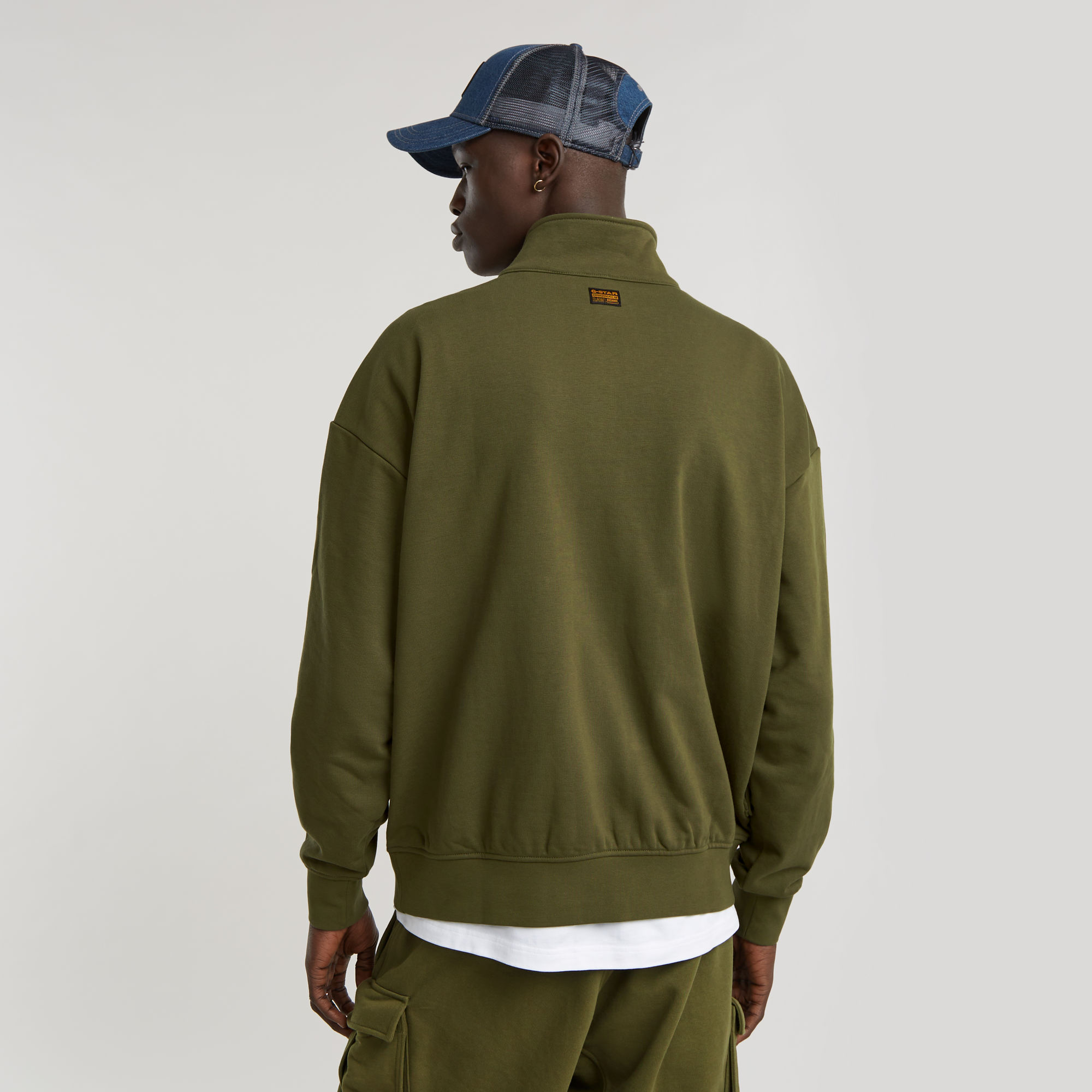 G-Star RAW Rovic Skipper Loose Sweater Groen Heren