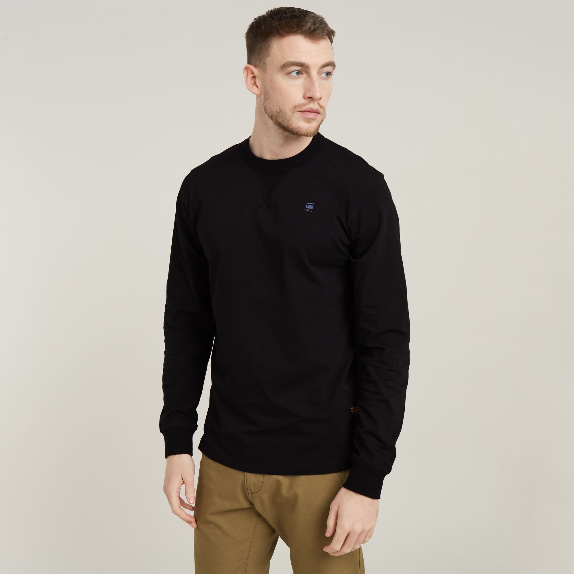 G-Star Raw Shirt met lange mouwen en labelpatch