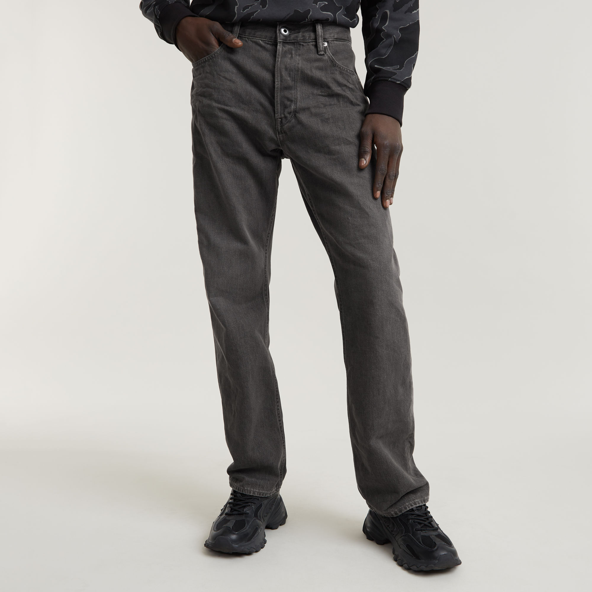 G-Star RAW Dakota Regular Straight Jeans Grijs Heren