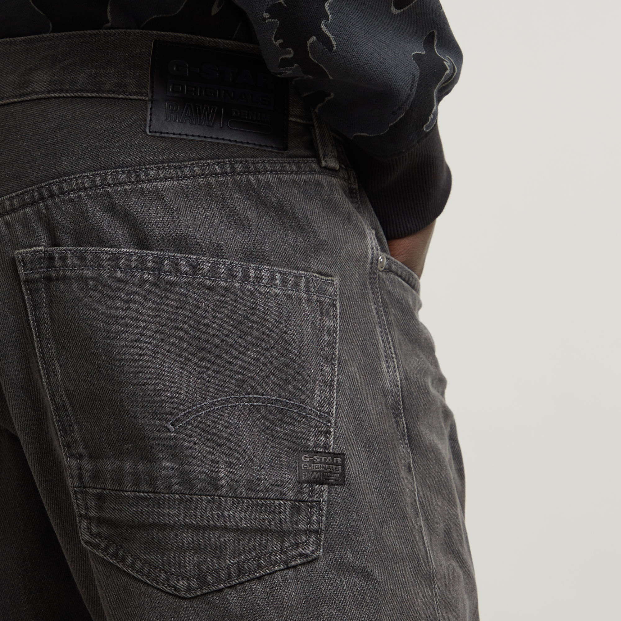 G-Star RAW Dakota Regular Straight Jeans Grijs Heren
