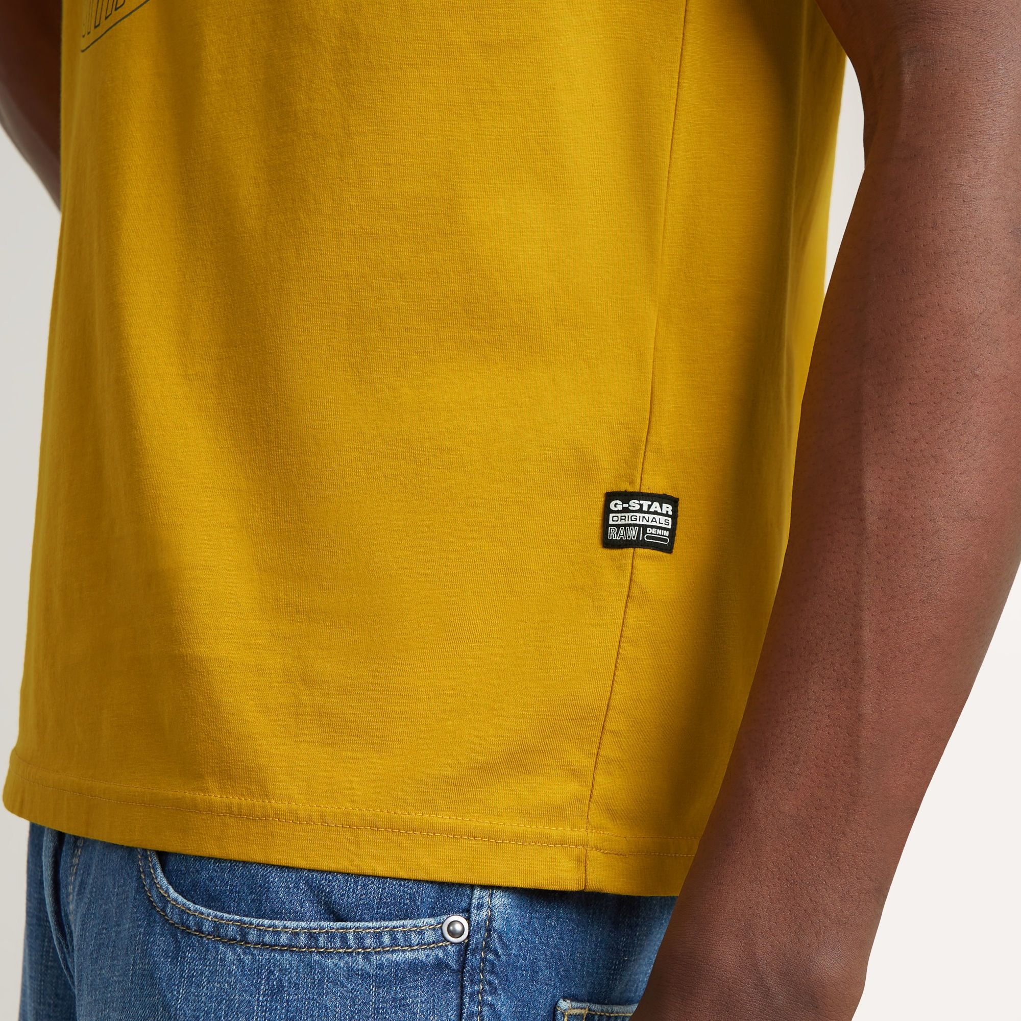 G-Star RAW Multi Originals T-Shirt Geel Heren