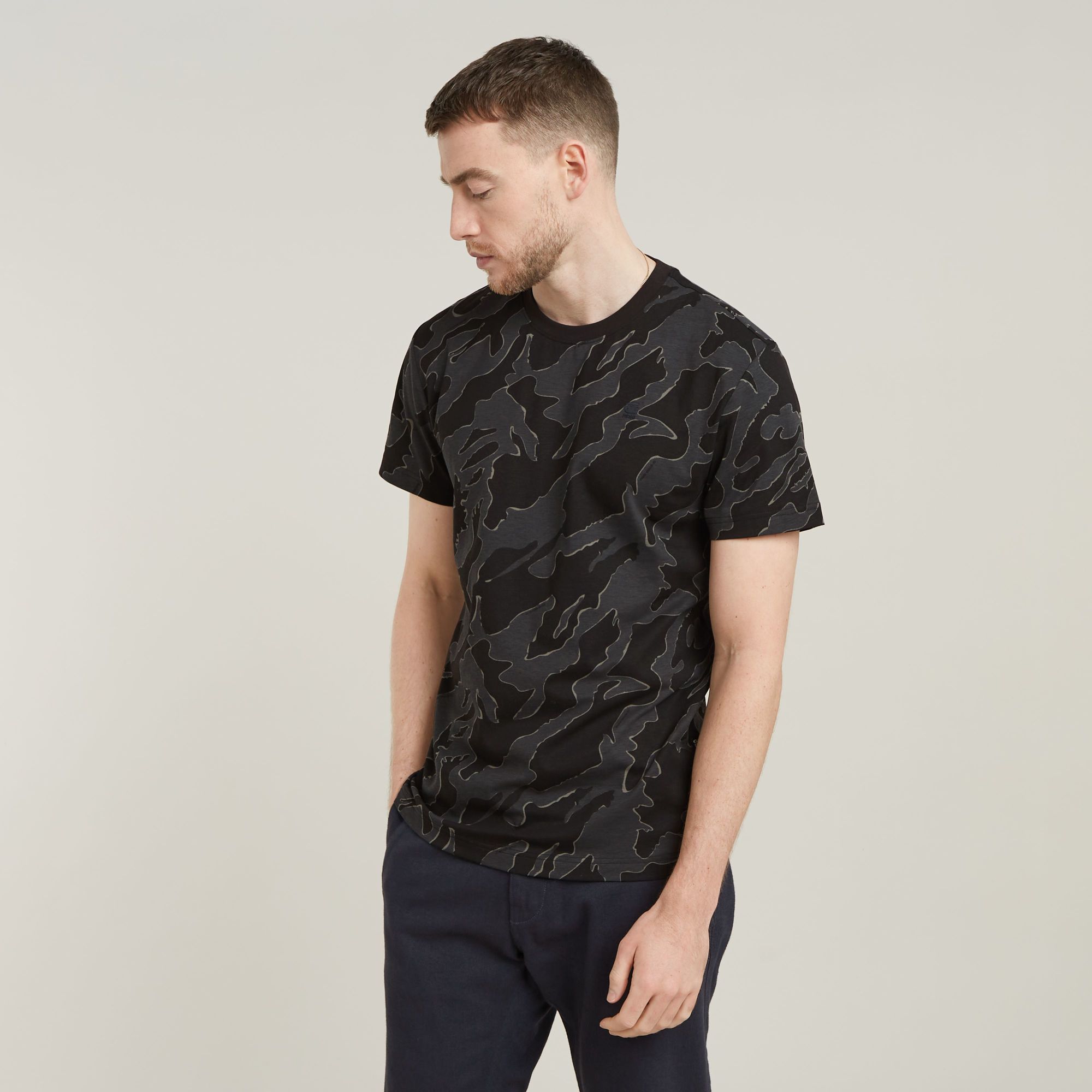 Island Camo T-Shirt - Mehrfarbig - Herren