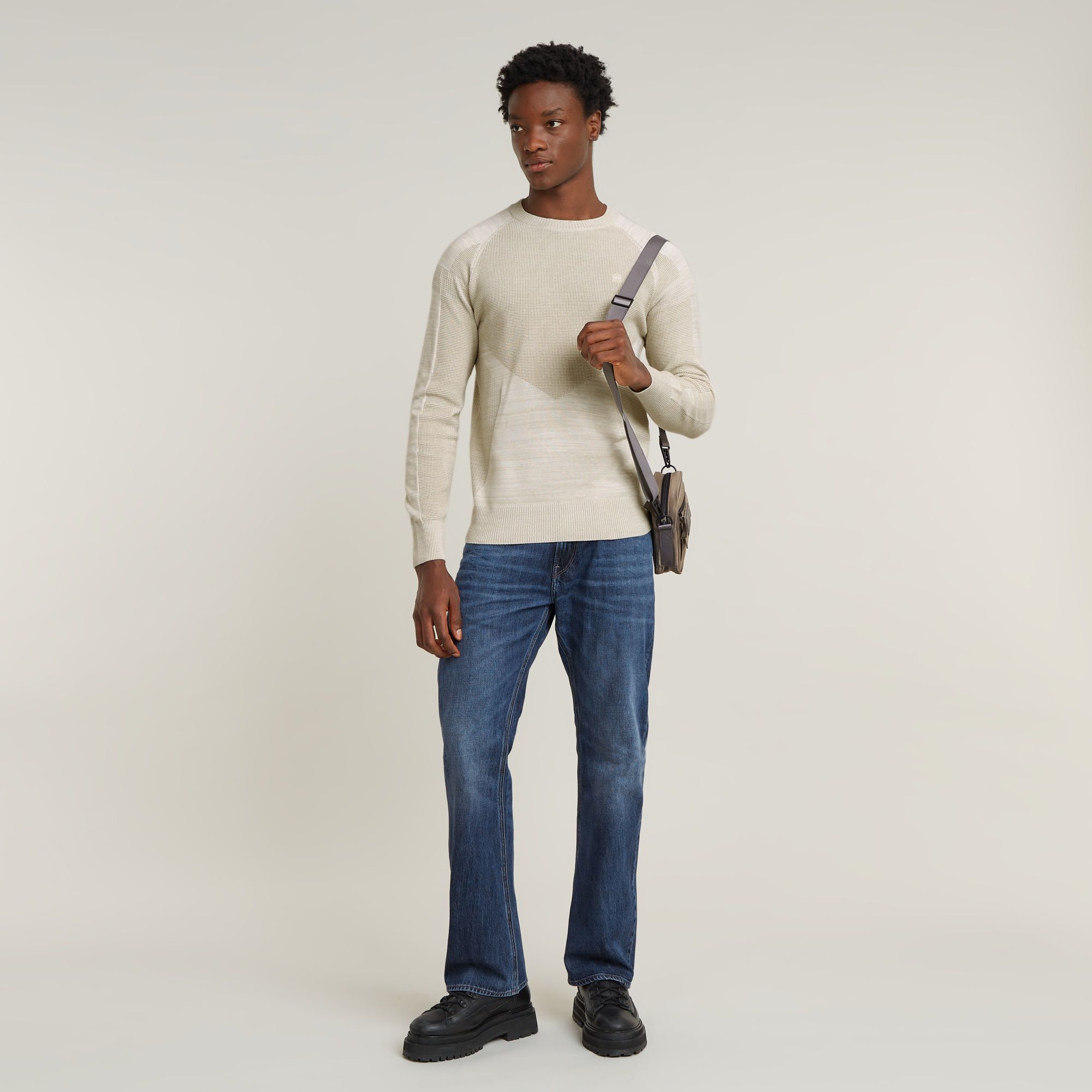 G-Star RAW 3D Biker Gebreide Trui Meerkleurig Heren