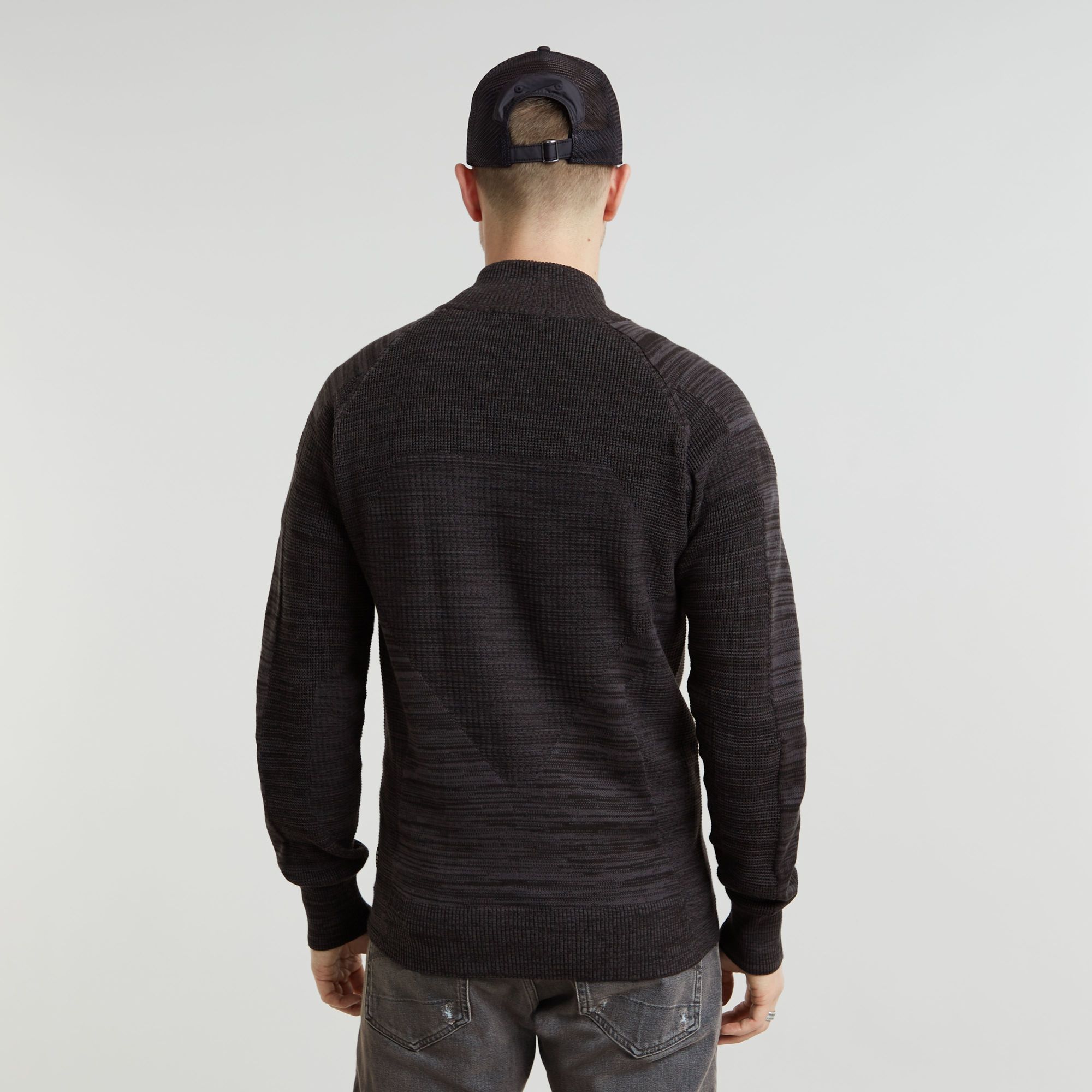 G-Star RAW 3D Gebreide Biker Trui Met Rits Meerkleurig Heren