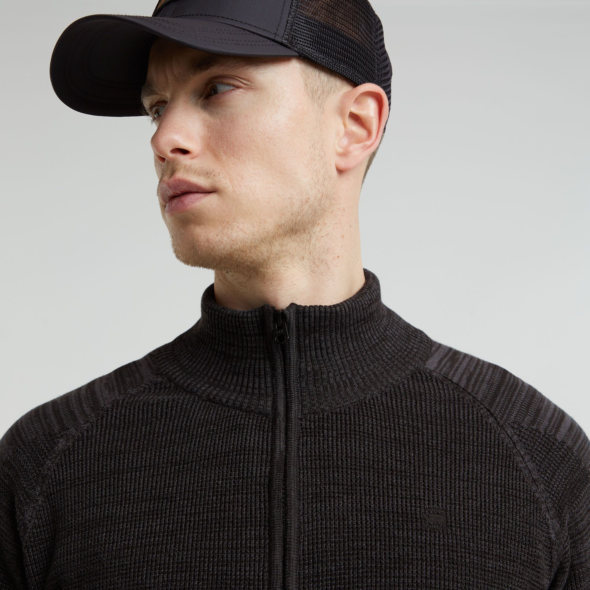 G-Star RAW 3D Gebreide Biker Trui Met Rits Meerkleurig Heren