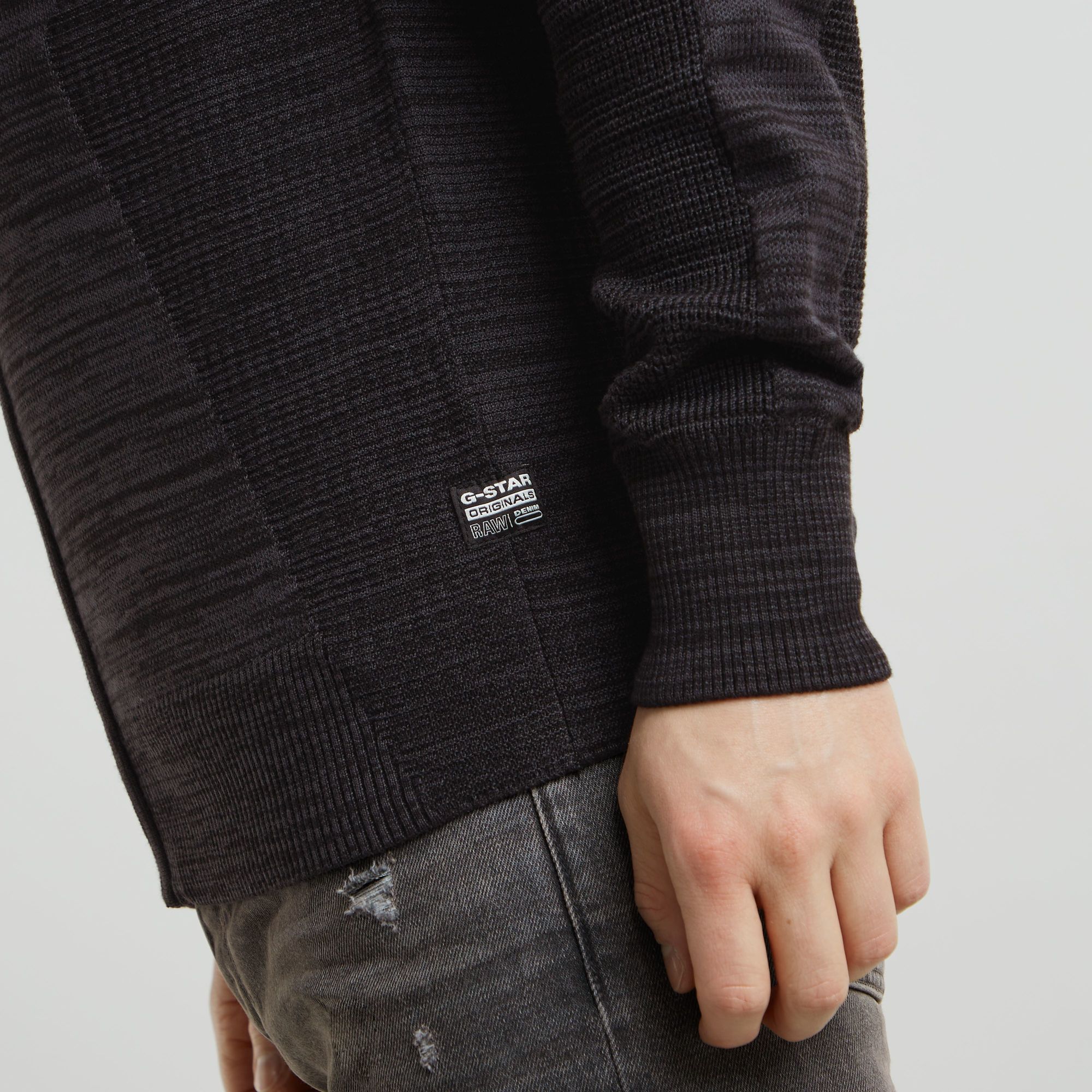 G-Star RAW 3D Gebreide Biker Trui Met Rits Meerkleurig Heren