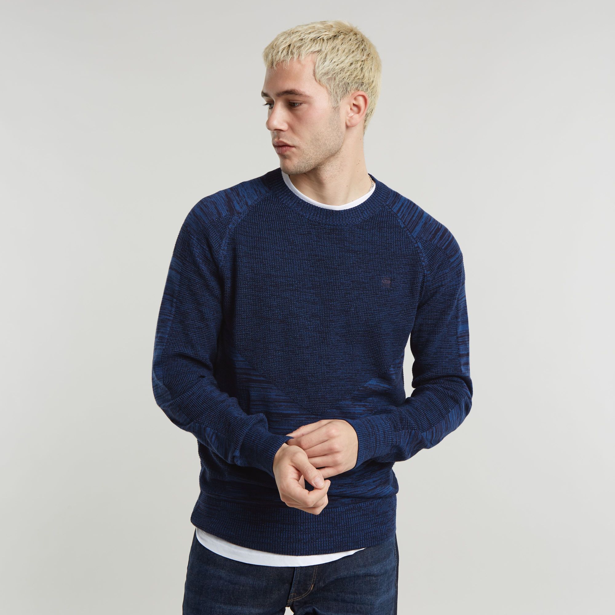 

3D Biker Knitted Sweater - Multi color - Men
