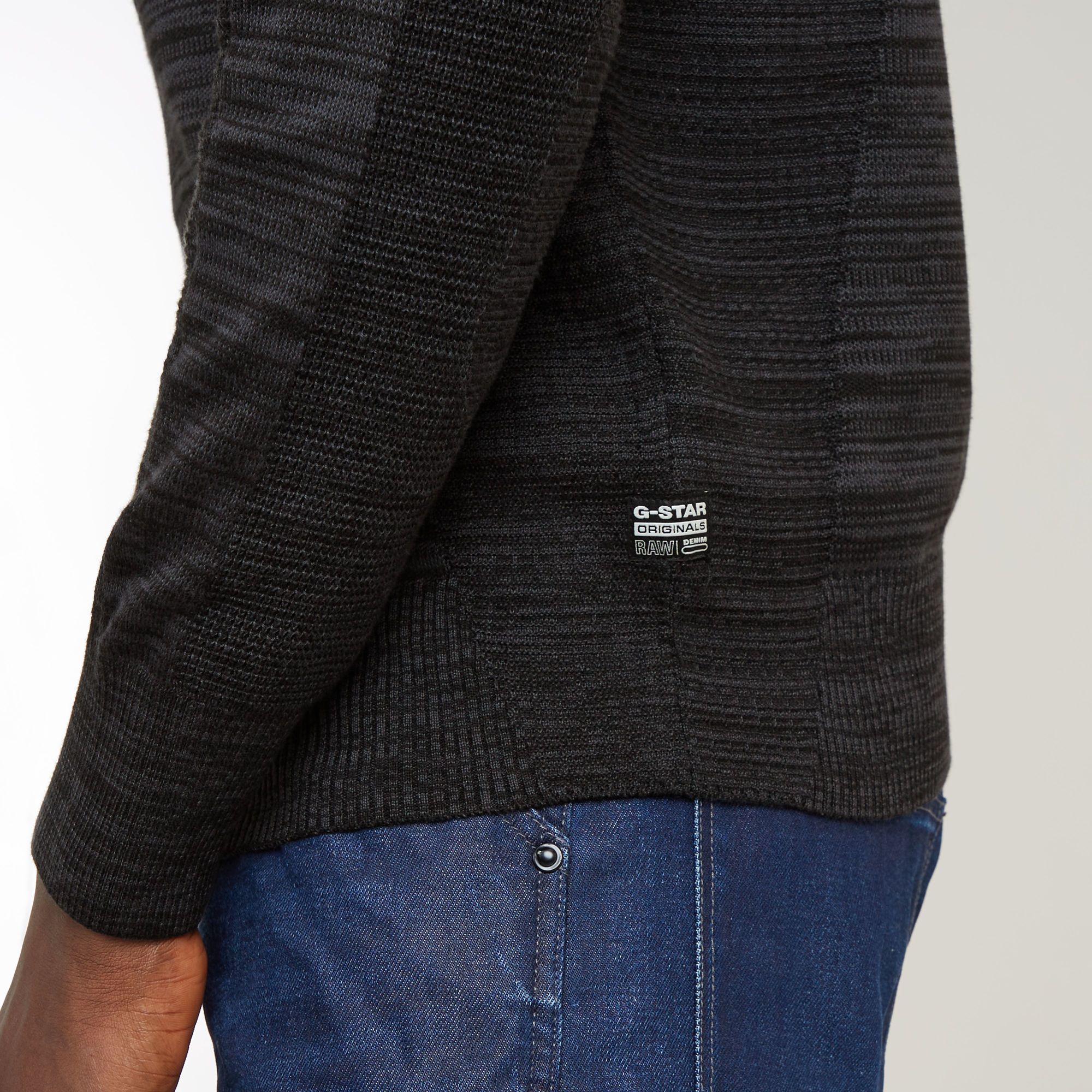 G-Star RAW 3D Biker Gebreide Trui Meerkleurig Heren