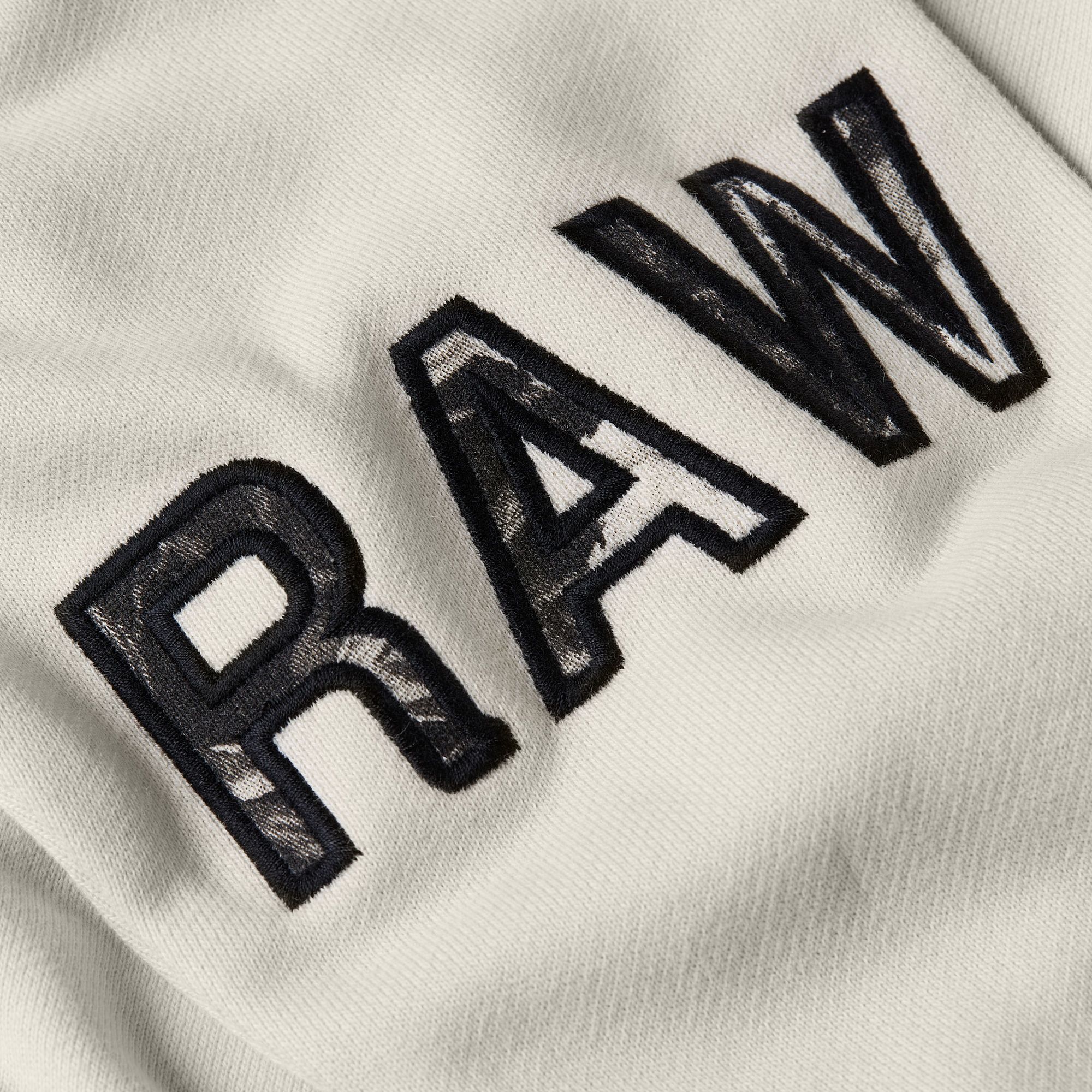 G-Star RAW Embro Print Oversized Hoodie Wit Dames