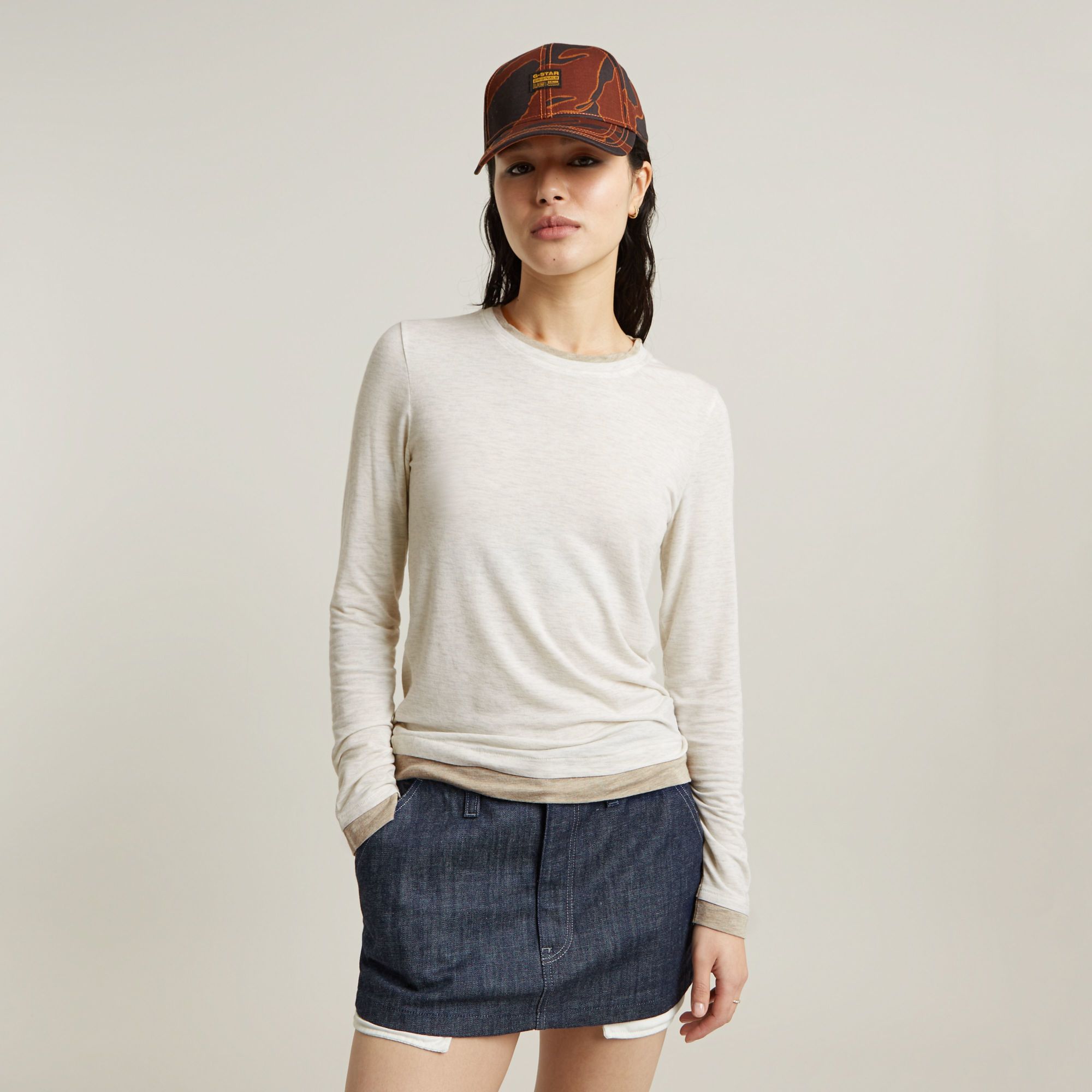 G-Star RAW Double Layer Top Meerkleurig Dames